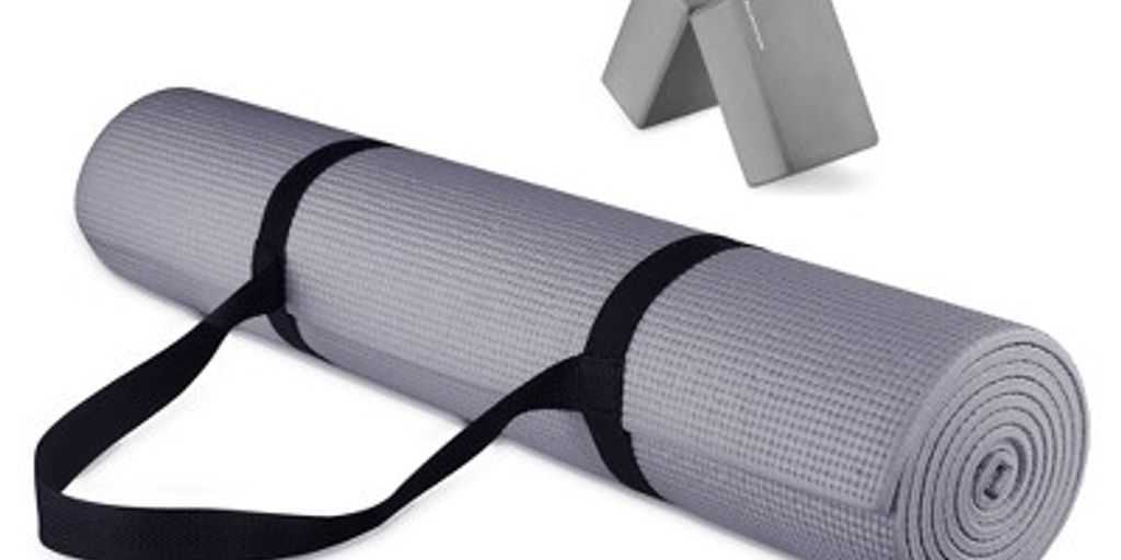 yoga mat shopping at Target store