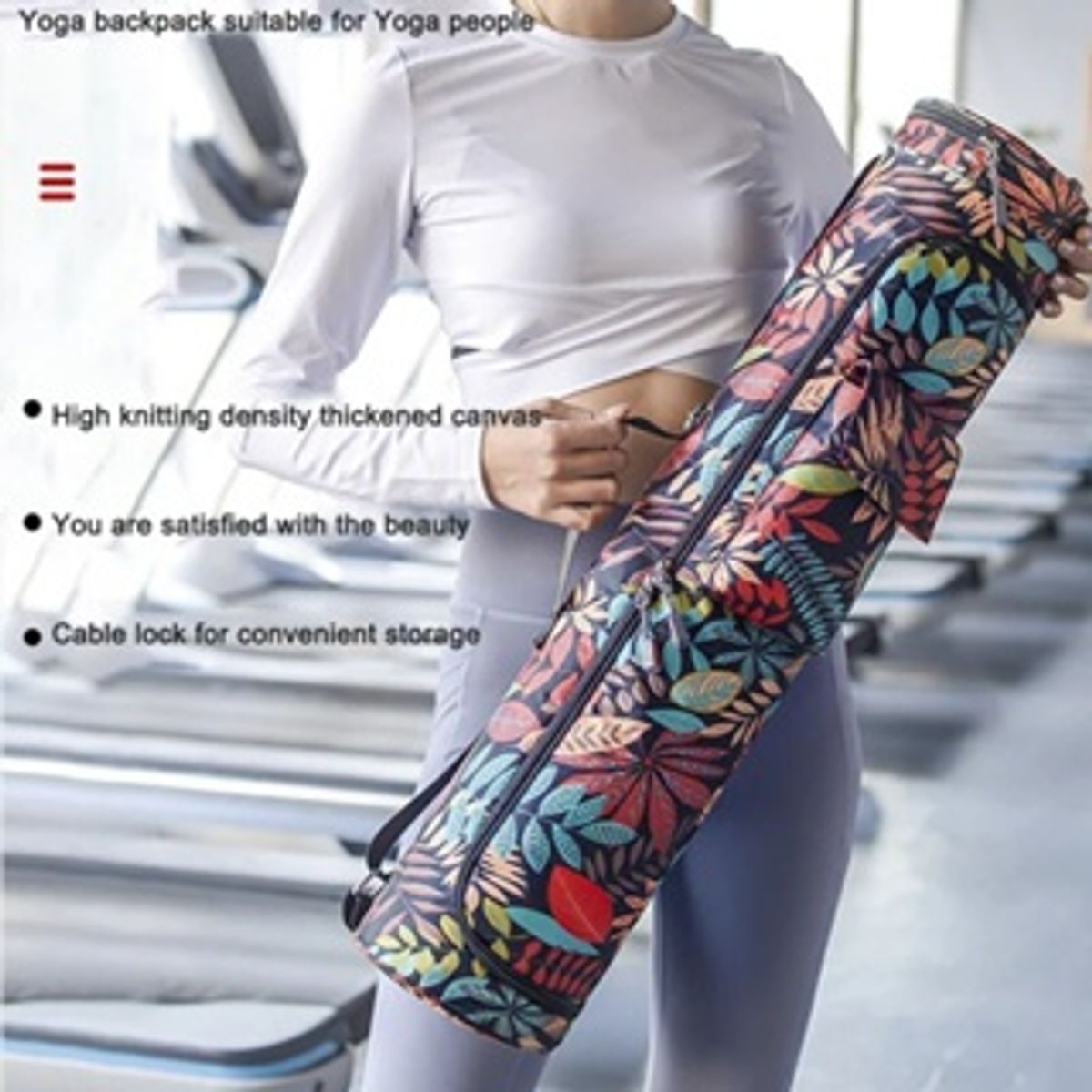 Easy-Go Yoga Mat Bag - Yoga Mat Carrier - Multipurpose Bag - Batik