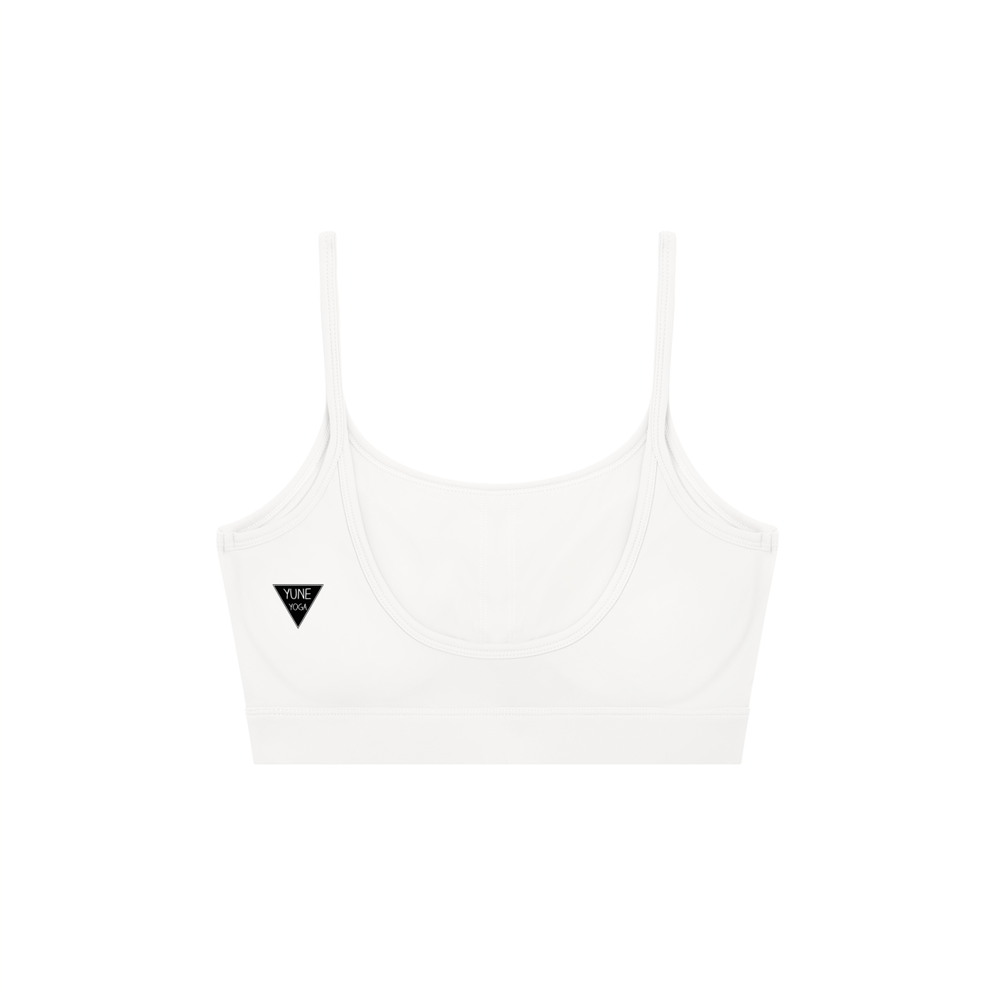 Women's Solid U-Neck Sports Bra