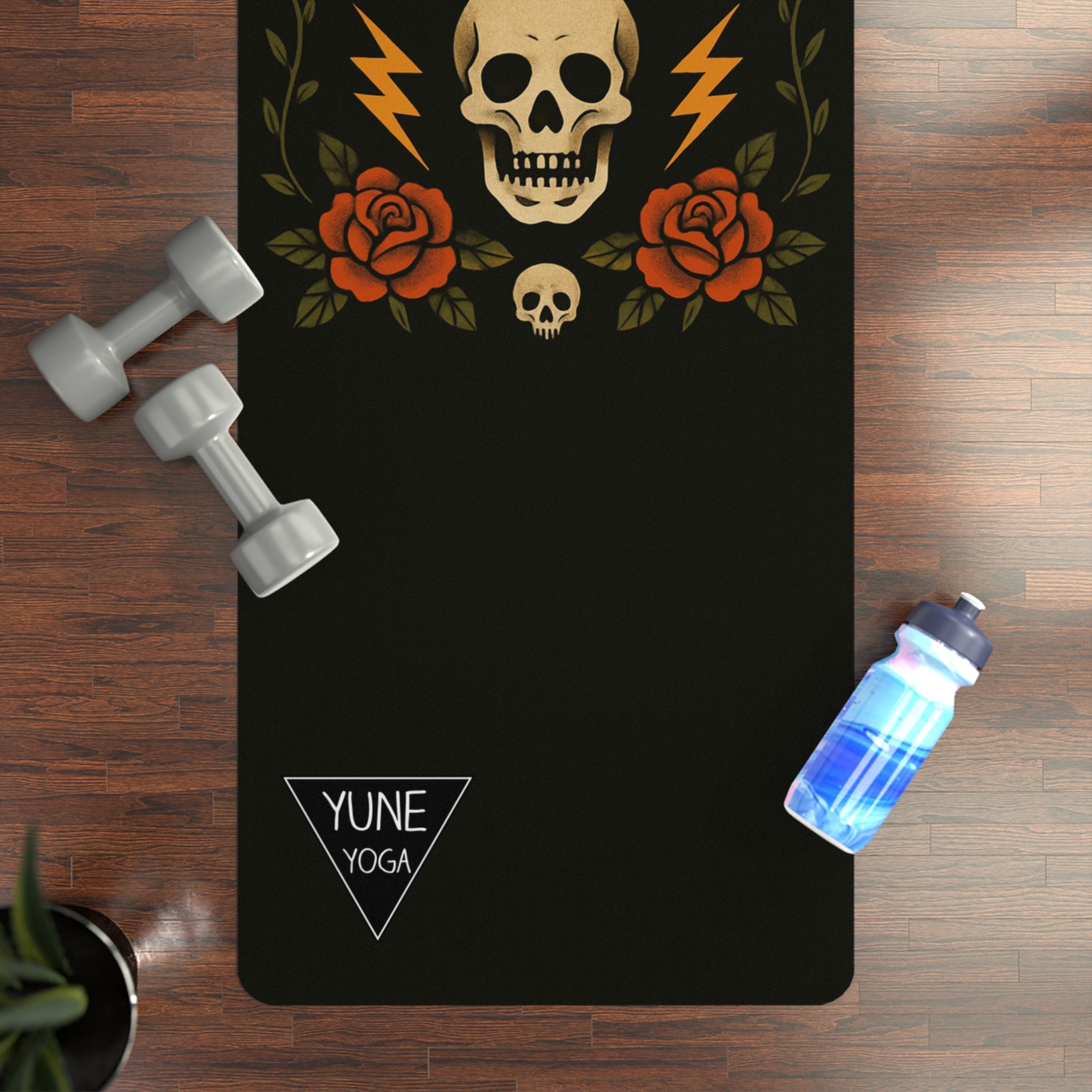 Elder Sigil Flow — Tattoo Elder Non-Slip Yoga Mat (3mm)