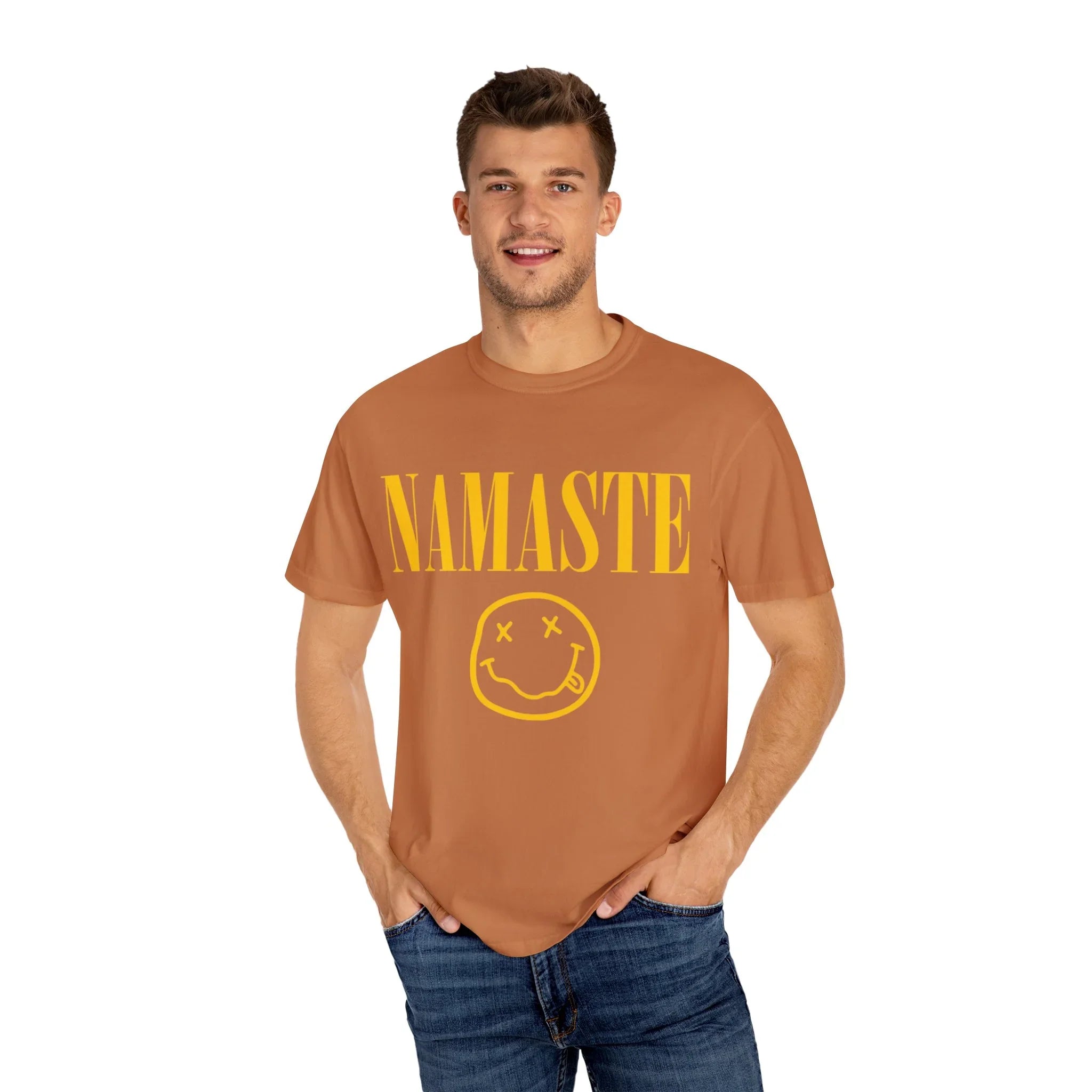 Unisex Garment-Dyed T-shirt NAMASTE NIRVANA - Yune Yoga