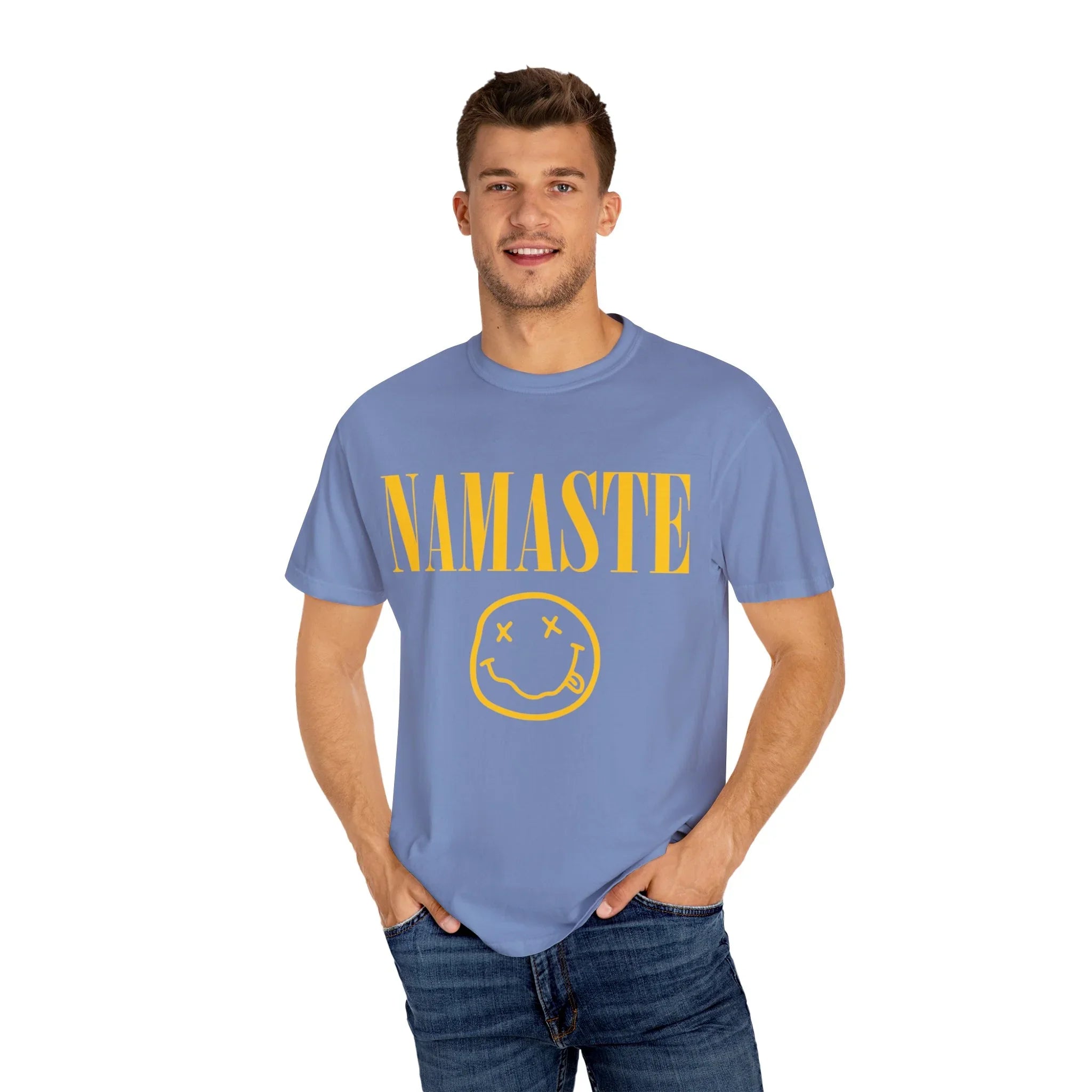 Unisex Garment-Dyed T-shirt NAMASTE NIRVANA - Yune Yoga