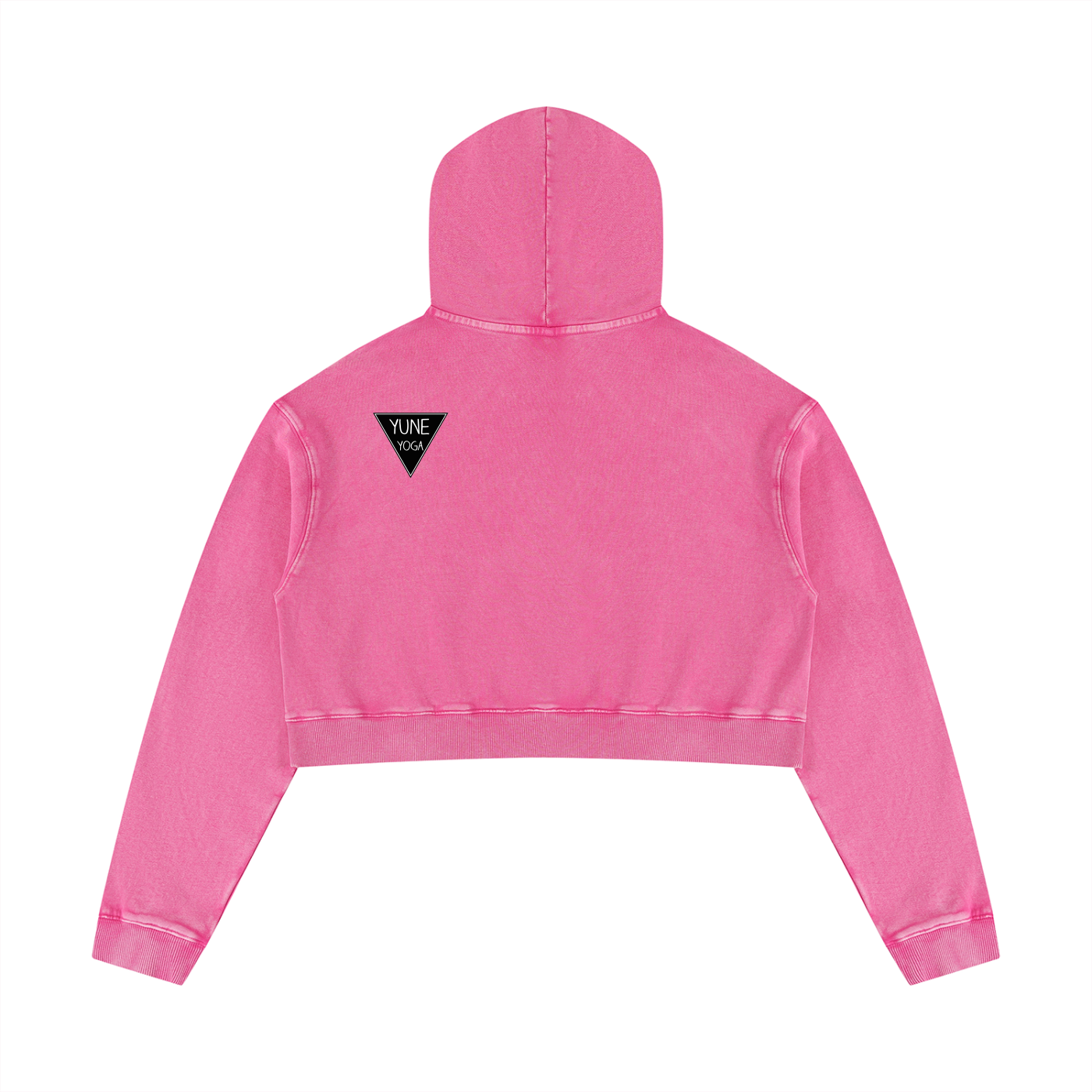 Women’s Mineral Washed Crop Hoodie