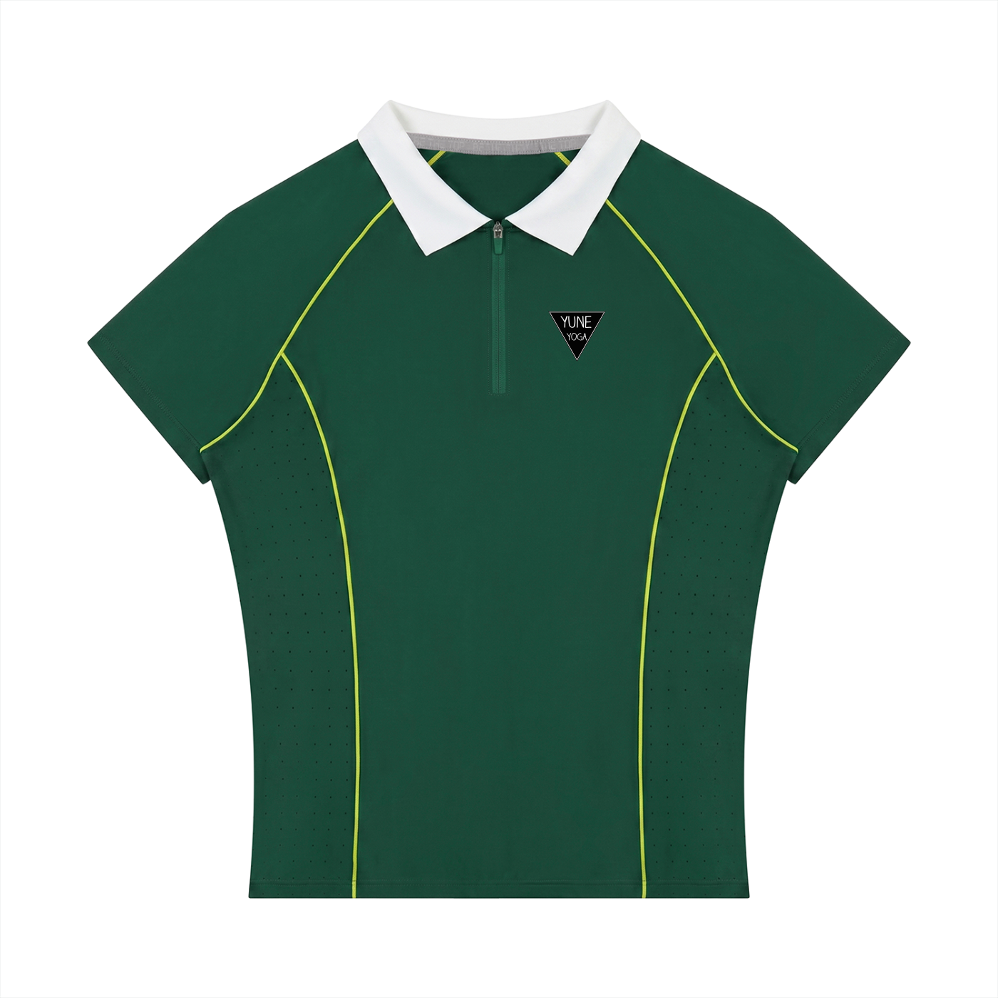 Women’s Slim Fit Quarter-Zip Polo Shirt