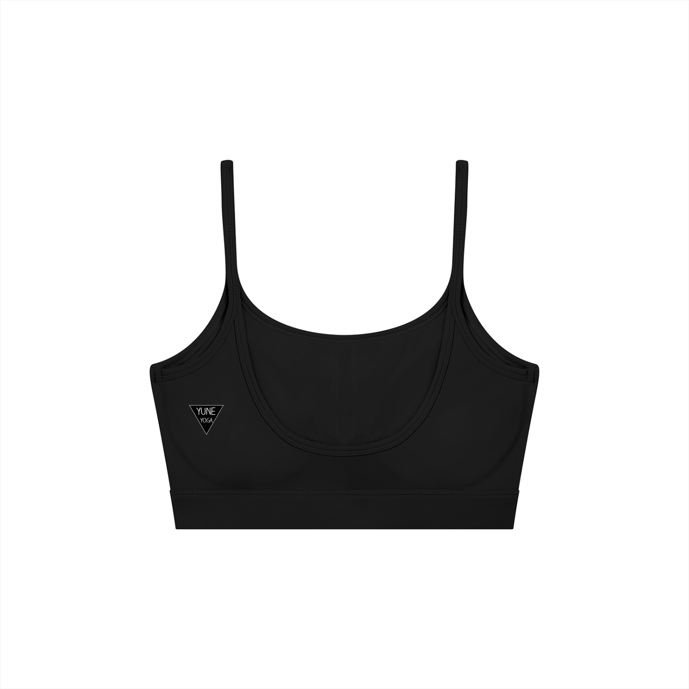 Women's Solid U-Neck Sports Bra