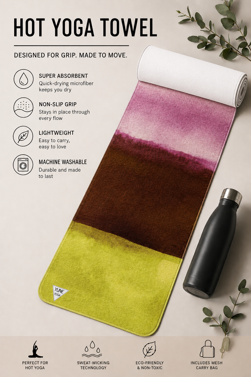 yoga towel