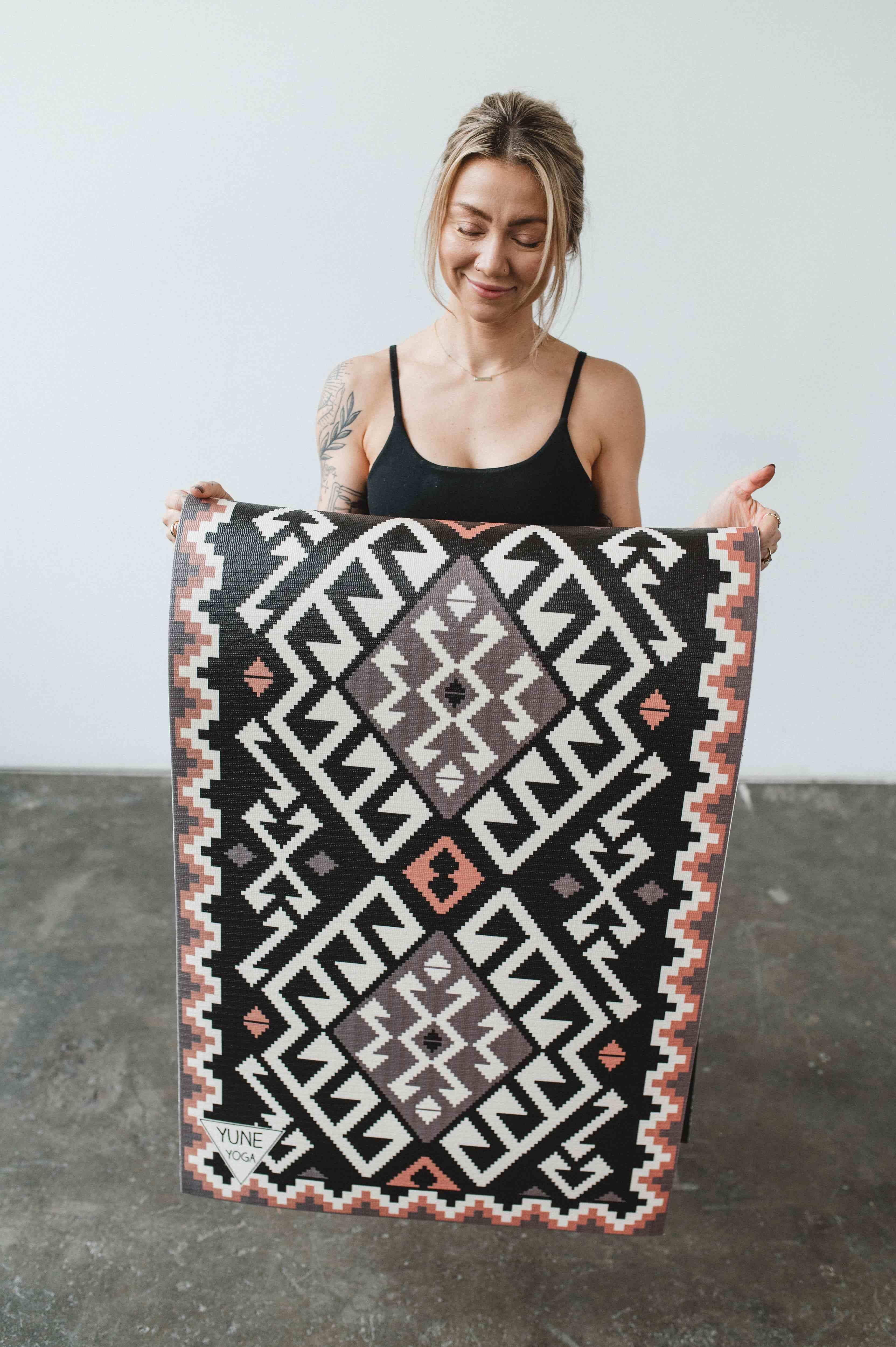 Yoga Mat | 6mm Thick | Brown | Non-Slip | Eco Friendly | Yune Yoga | Moab Rock - Yune Yoga