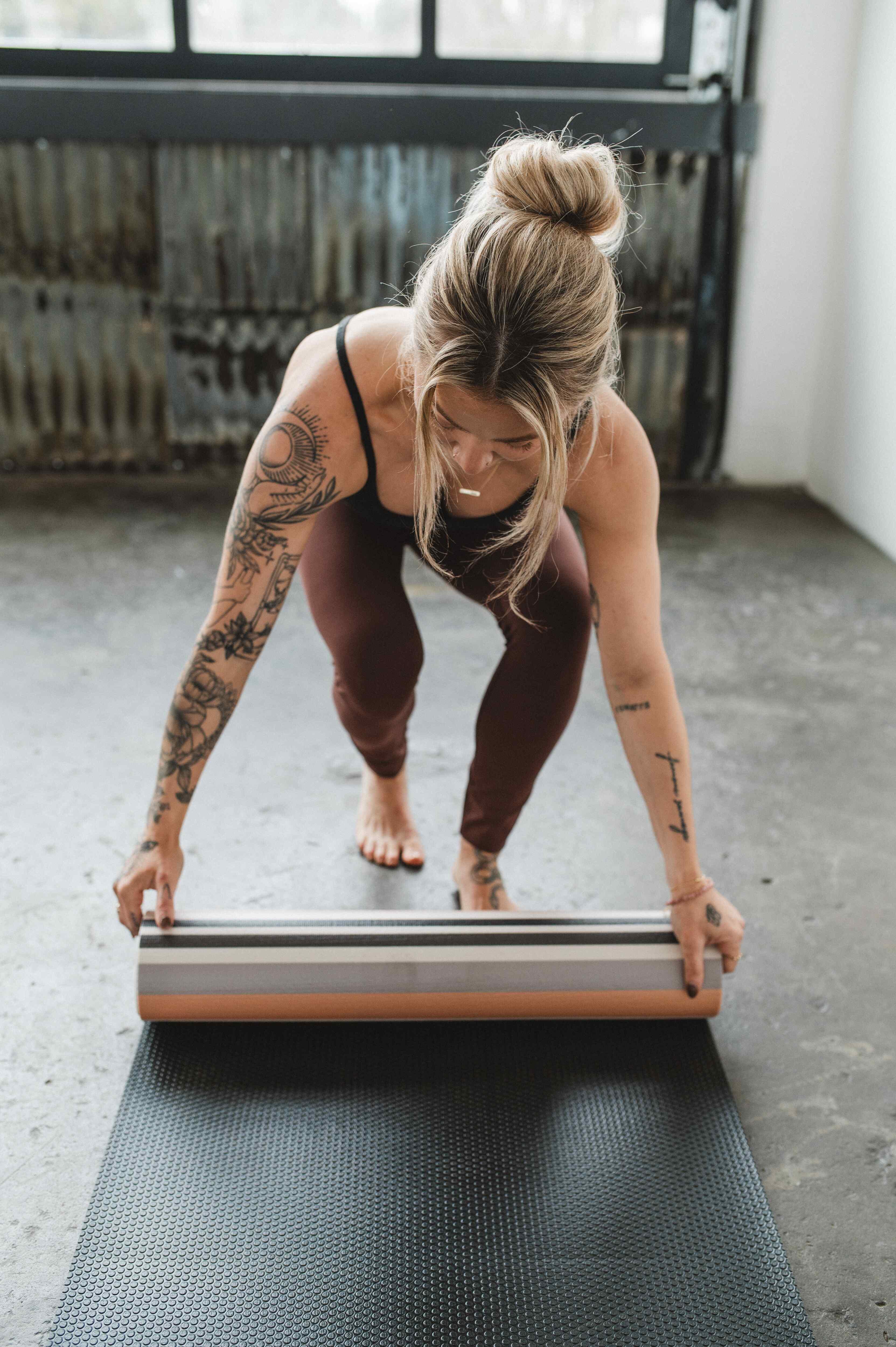 Yoga Mat | 6mm Thick | Multi Color Striped | Non-Slip | Eco Friendly | Yune Yoga | Eagles Rest - Yune Yoga