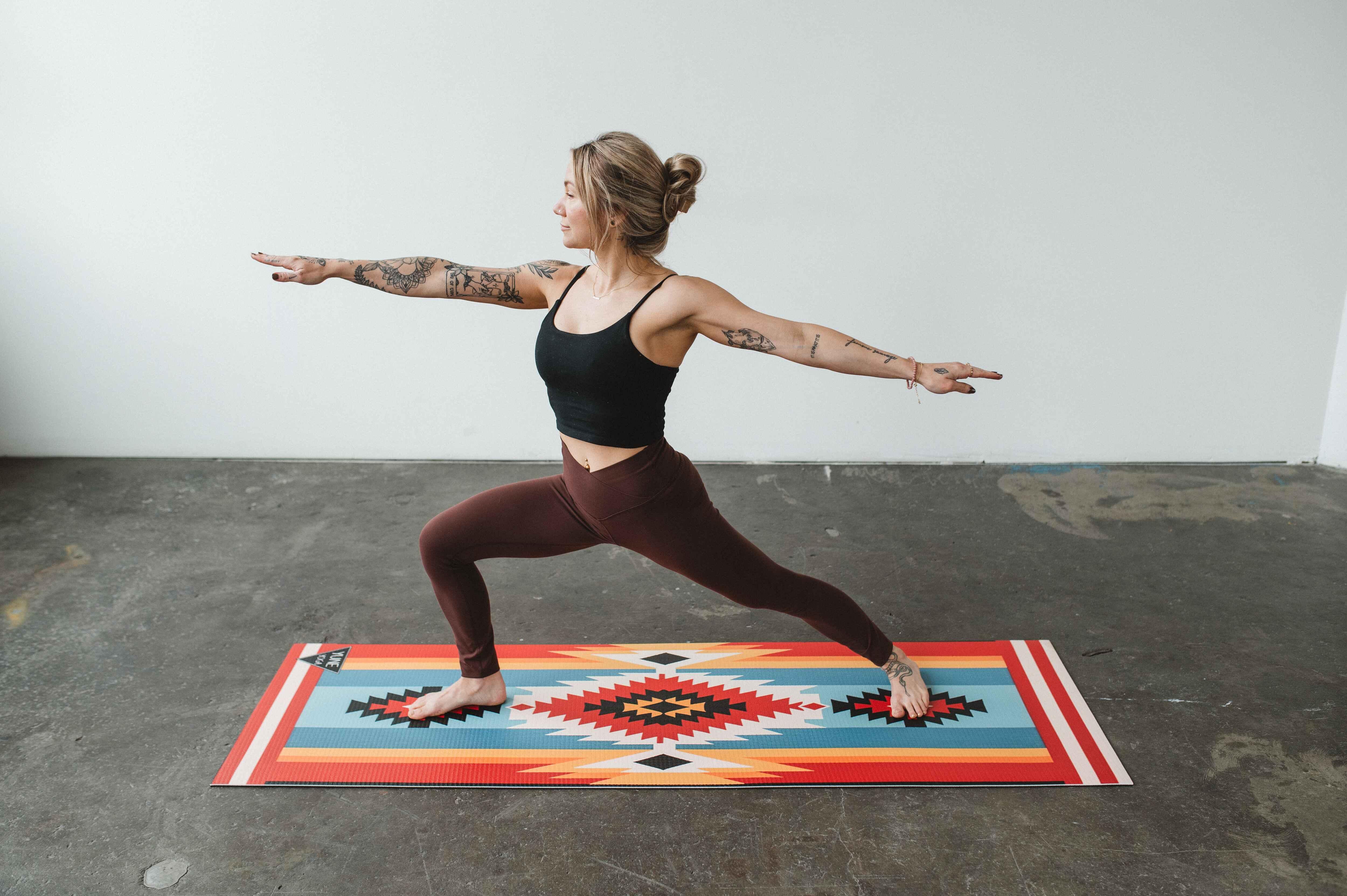 Yoga Mat | 6mm Thick | Multi Color | Non-Slip | Eco Friendly | Yune Yoga | Spring Moon - Yune Yoga