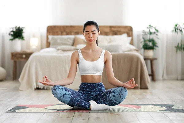 Yoga Mat | 6mm Thick | Blue | Non-Slip | Eco Friendly | Yune Yoga | Echo - Yune Yoga