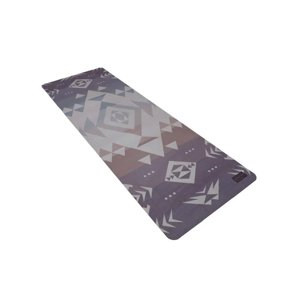 Foldable Suede Yoga Mat Pendleton Agate Beach Travel Mat - Yune Yoga