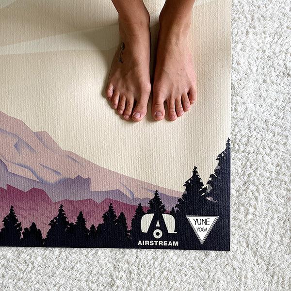 Yoga Mat | 6mm Thick | Airstream x Yune Yoga | Non-Slip | Eco Friendly | Yune Yoga | Mount Hood - Yune Yoga