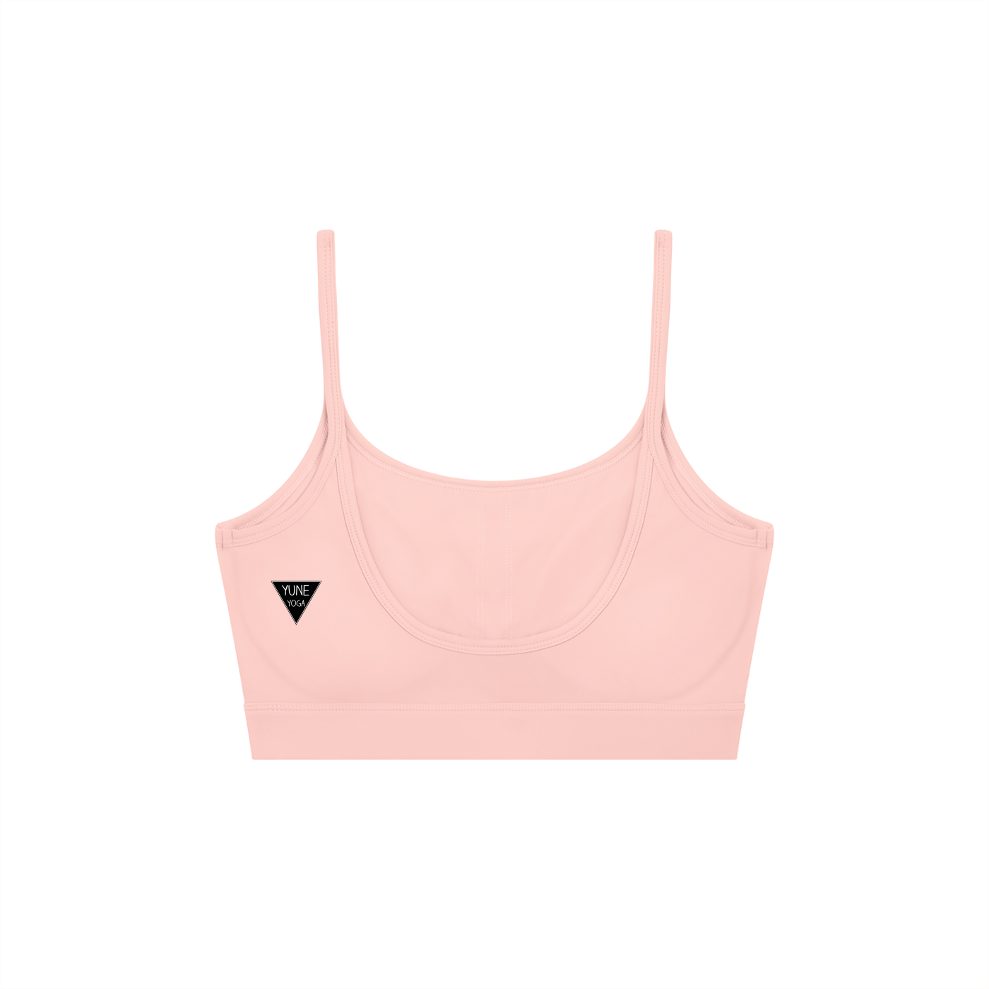 Women's Solid U-Neck Sports Bra