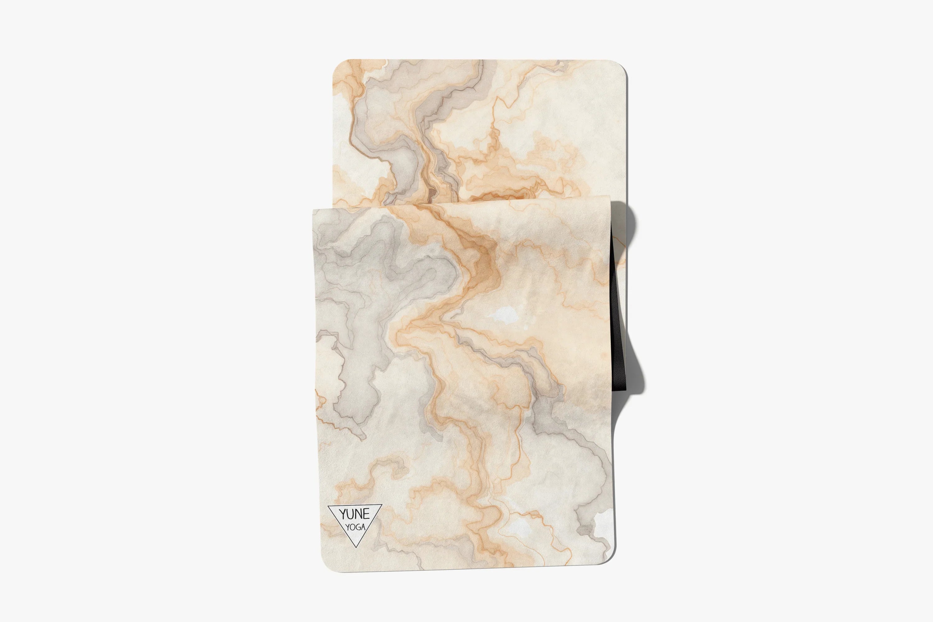 Calacatta Foldable Travel Yoga Mat – 2mm Lightweight, Non-Slip, Eco-Friendly Mat for On-the-Go Practice | Yune Yoga