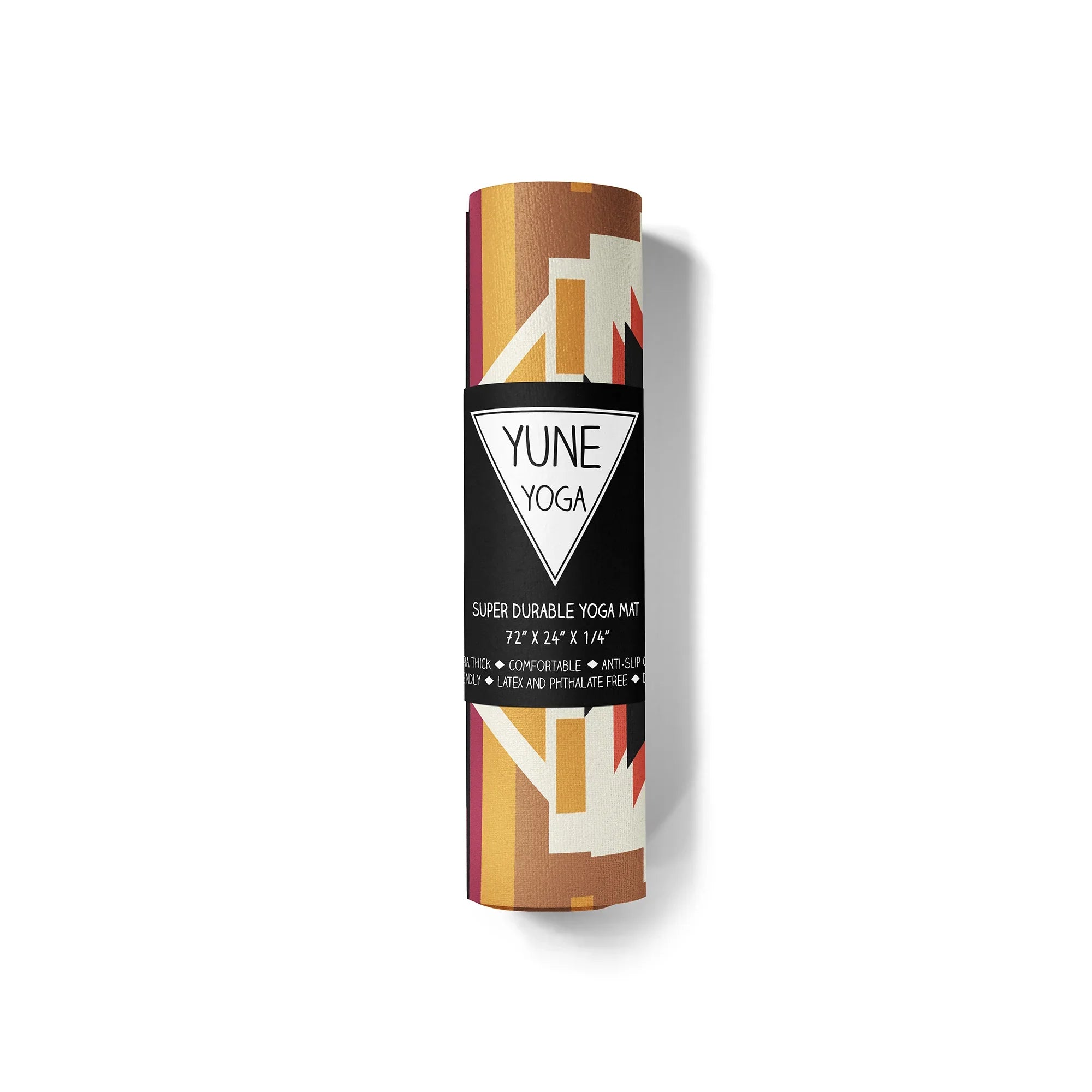 Yoga Mat | 6mm Thick | Brown | Non-Slip | Eco Friendly | Yune Yoga | Coyote Falls - Yune Yoga