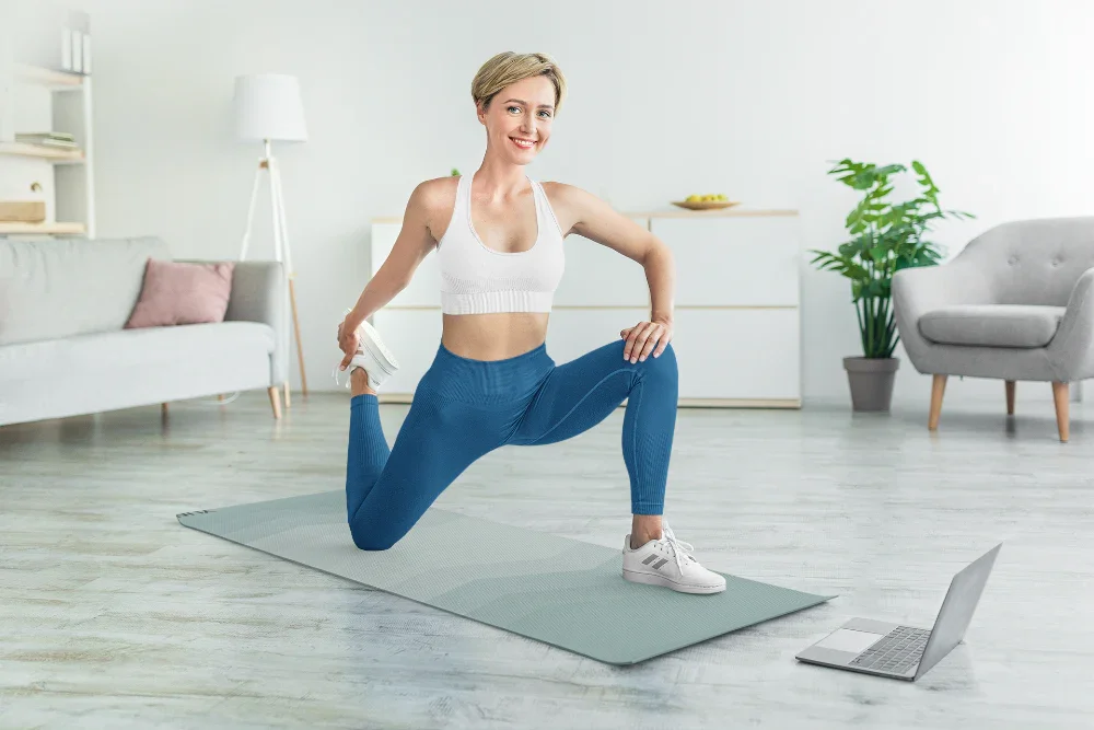 Yoga Mat | 6mm Thick | Blue | Non-Slip | Eco Friendly | Yune Yoga | Gabbro - Yune Yoga