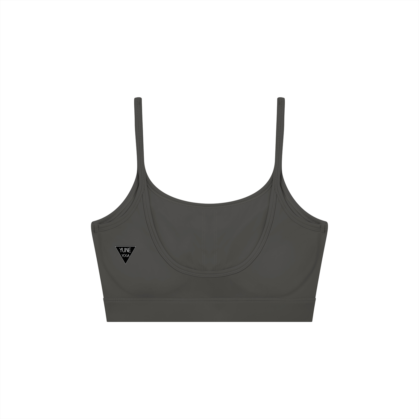 Women's Solid U-Neck Sports Bra