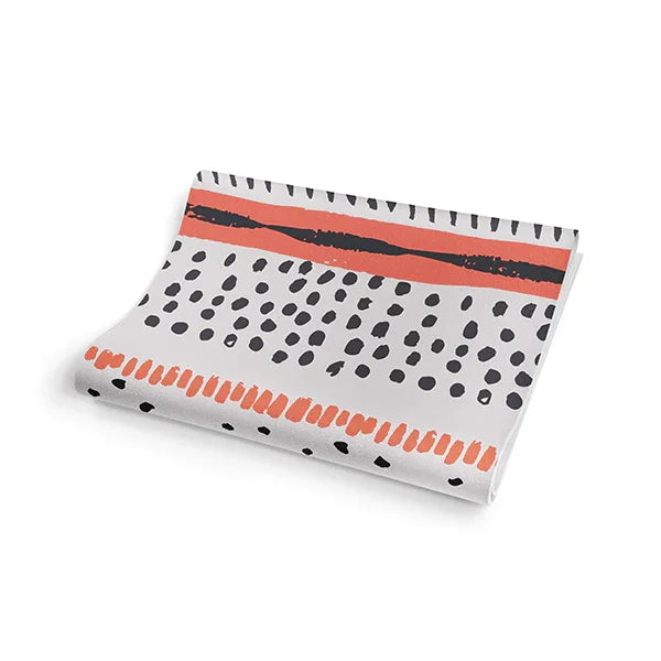 Yoga Mat | 6mm Thick | Orange | Non-Slip | Eco Friendly | Yune Yoga | Leo - Yune Yoga