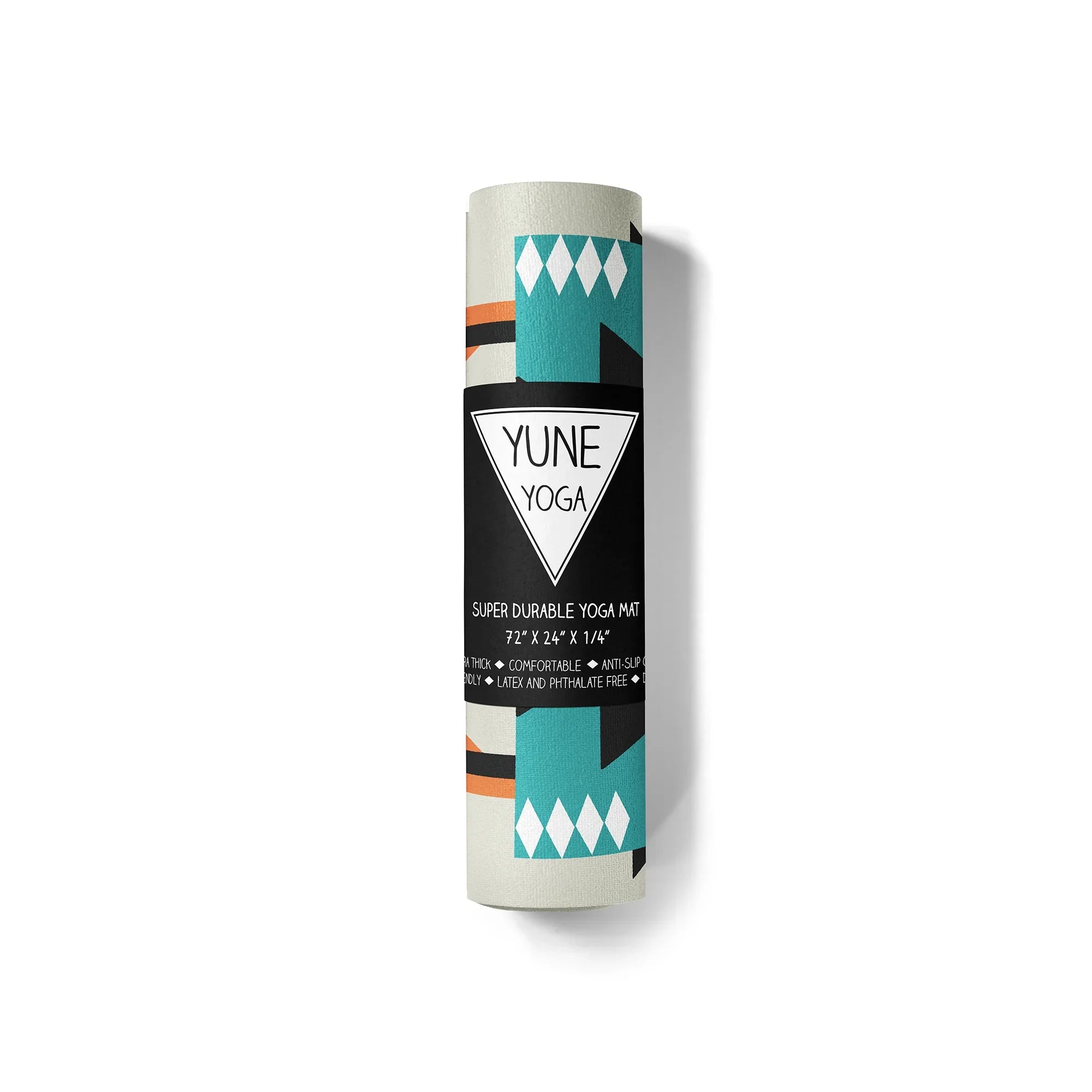Yoga Mat | 6mm Thick | Turquoise | Non-Slip | Eco Friendly | Yune Yoga | Great Hill - Yune Yoga