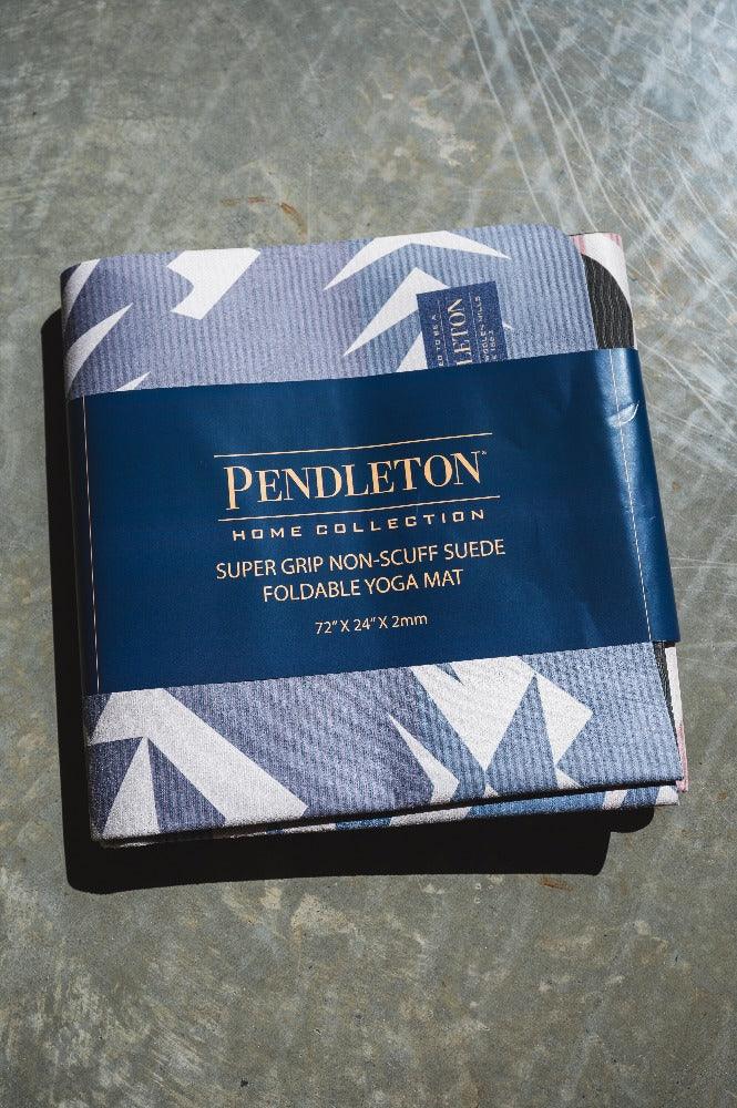 Foldable Suede Yoga Mat Pendleton Agate Beach Travel Mat - Yune Yoga