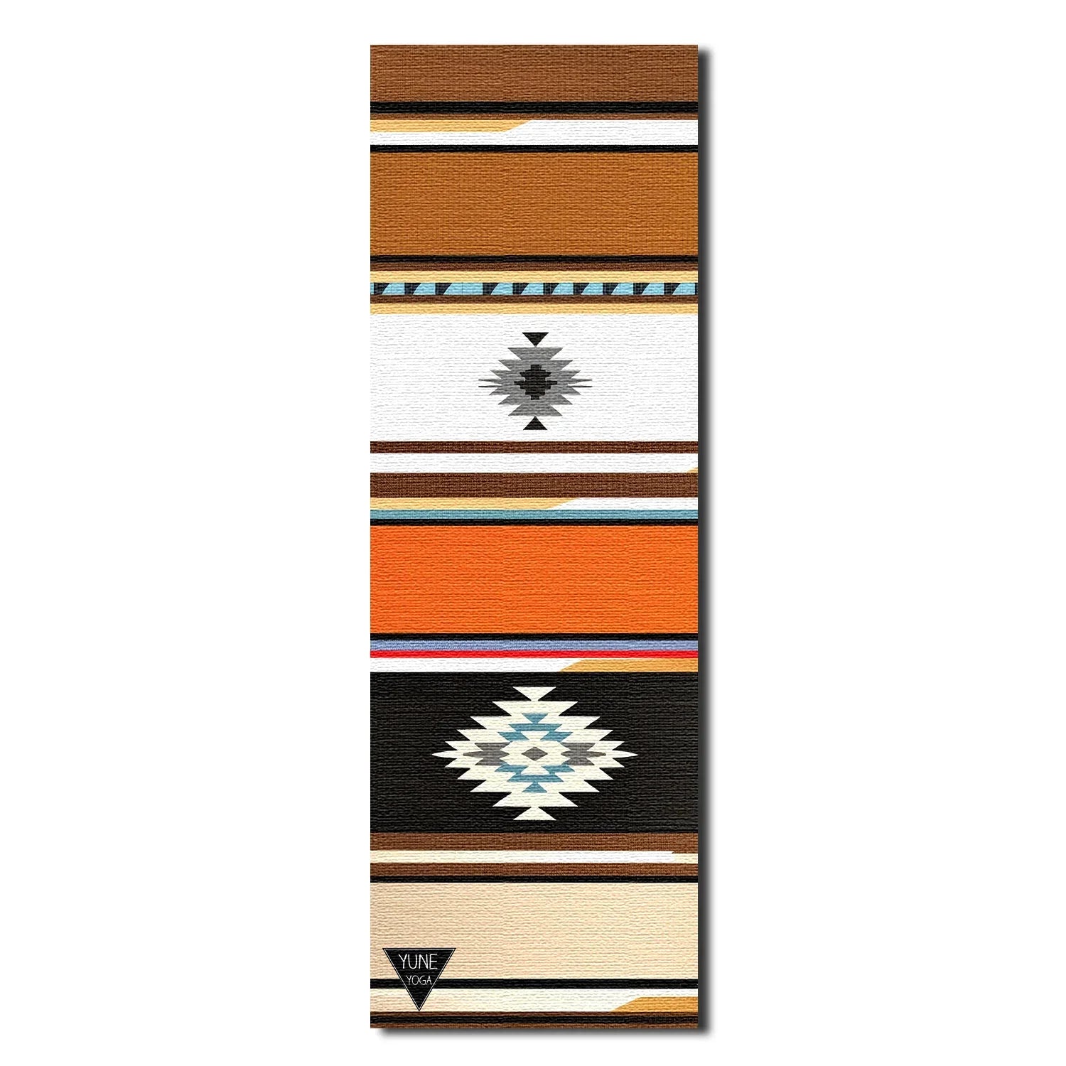 Yoga Mat | 6mm Thick | Multi Color Striped | Non-Slip | Eco Friendly | Yune Yoga | Harvest Moon - Yune Yoga