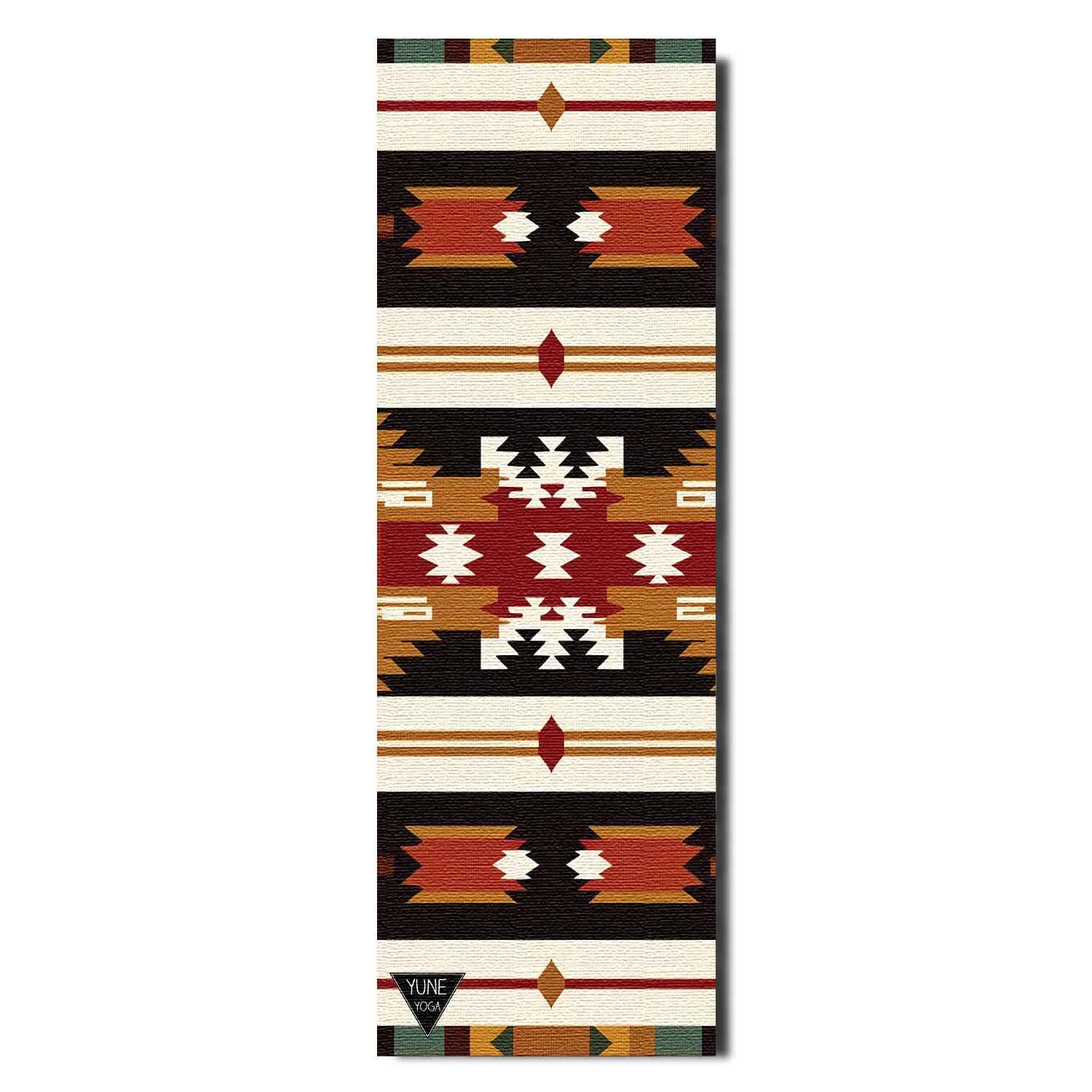 Yoga Mat | 6mm Thick | Multi Color Striped | Non-Slip | Eco Friendly | Yune Yoga | Howling Rock - Yune Yoga