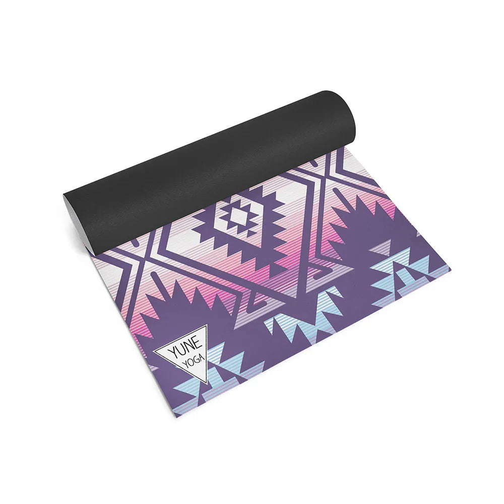 Yoga Mat | 6mm Thick | Purple | Non-Slip | Eco Friendly | Yune Yoga | Jerome Midnight - Yune Yoga