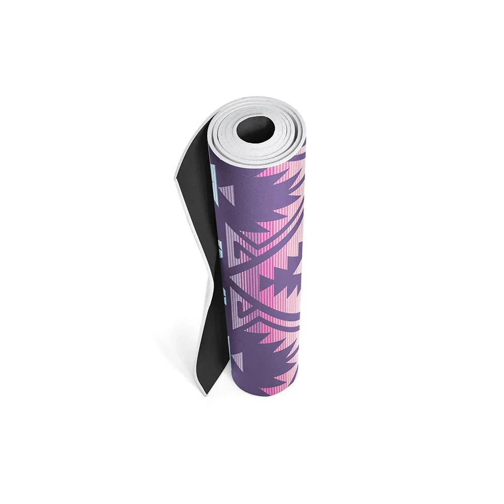 Yoga Mat | 6mm Thick | Purple | Non-Slip | Eco Friendly | Yune Yoga | Jerome Midnight - Yune Yoga