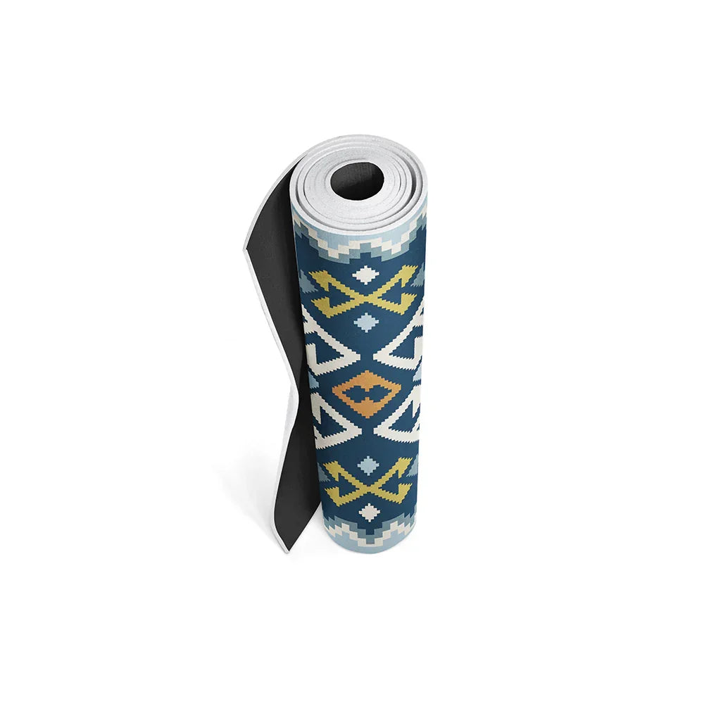 Yoga Mat | 6mm Thick | Blue | Non-Slip | Eco Friendly | Yune Yoga | Moab River - Yune Yoga