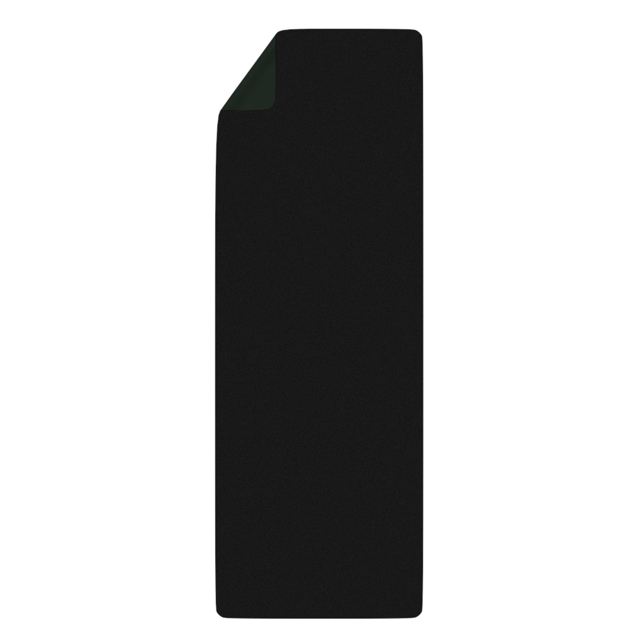 Black rectangular object on a white background