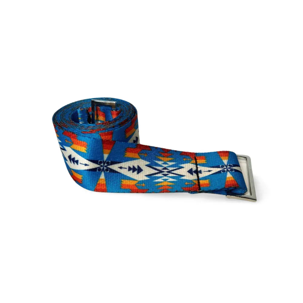 Yune Metal Buckle Yoga Strap Pendleton Tucson Turquoise - Yune Yoga
