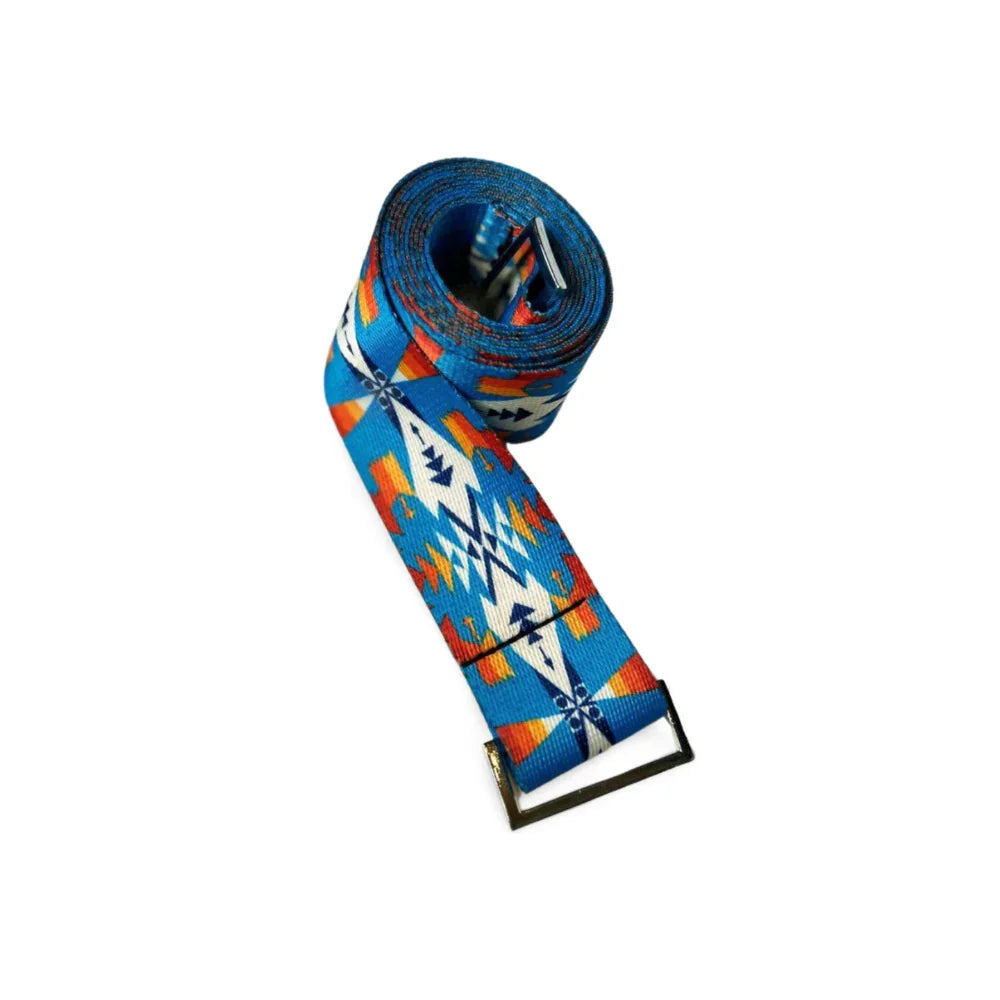 Yune Metal Buckle Yoga Strap Pendleton Tucson Turquoise - Yune Yoga