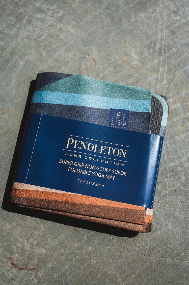 Foldable Suede Yoga Mat Pendleton Wyeth Trail Oxford Travel Mat - Yune Yoga