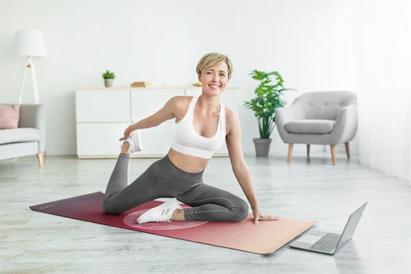 Yoga Mat | 6mm Thick | Red Moon | Non-Slip | Eco Friendly | Yune Yoga | Caliban - Yune Yoga