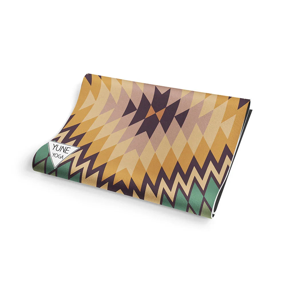 Yoga Mat | 6mm Thick | Green | Non-Slip | Eco Friendly | Yune Yoga | Red Rocks Grass - Yune Yoga