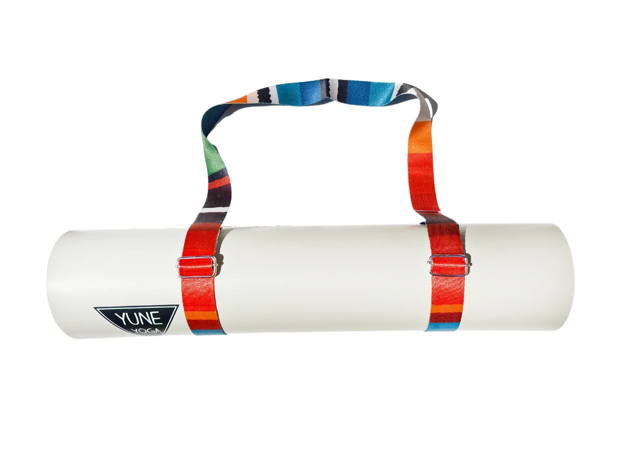 Yoga Strap | Stretching Strap | Metal Buckles | Rainbow | Yune | The Elk Meadow - Yune Yoga