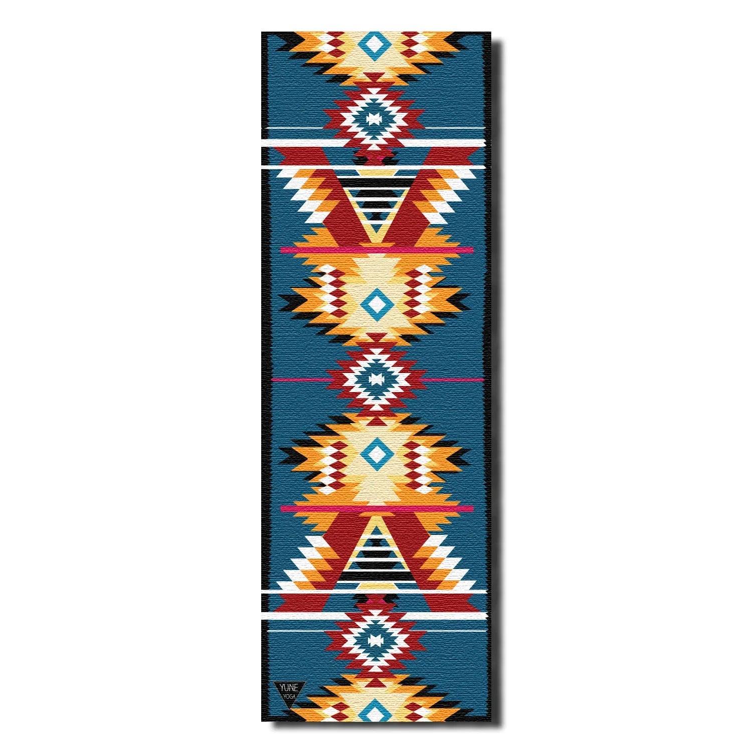 Yoga Mat | 6mm Thick | Multi Color Striped | Non-Slip | Eco Friendly | Yune Yoga | Snake River - Yune Yoga