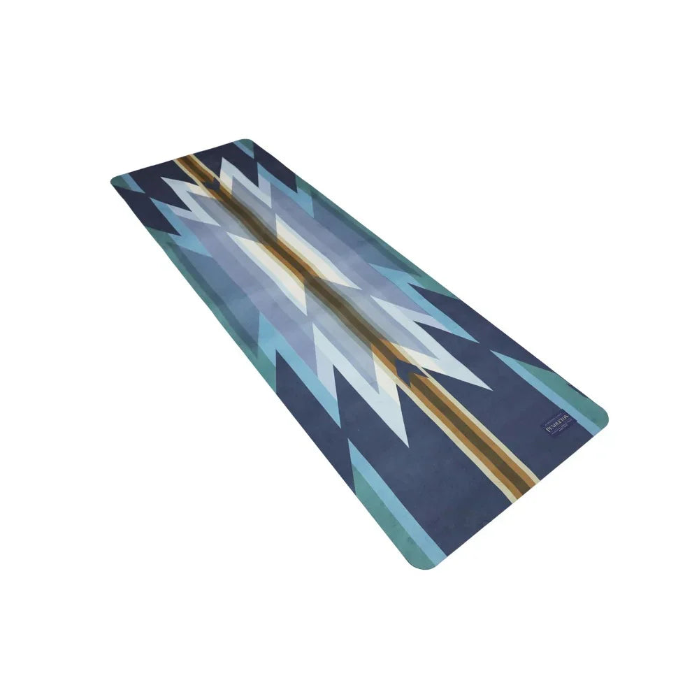 Foldable Suede Yoga Mat Pendleton Wyeth Trail Oxford Travel Mat - Yune Yoga