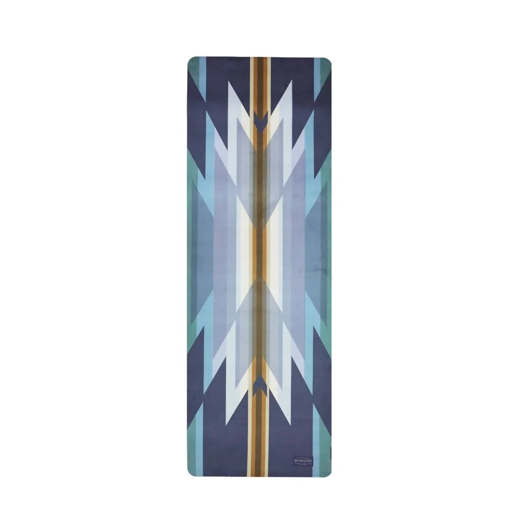 Foldable Suede Yoga Mat Pendleton Wyeth Trail Oxford Travel Mat - Yune Yoga