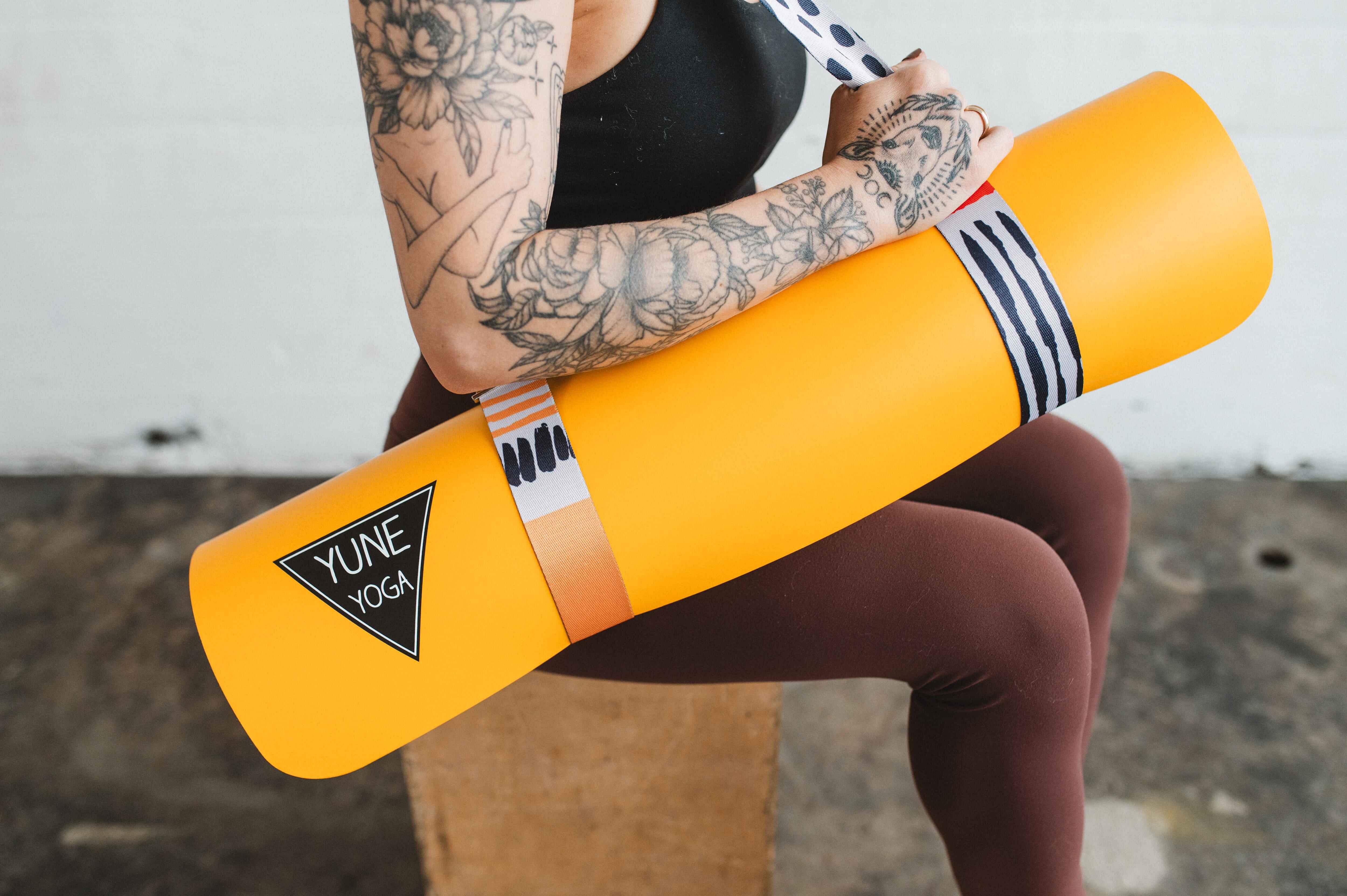 Yoga Strap | Stretching Strap | Metal Buckles | Multi Color | Yune Yoga | The Leo - Yune Yoga