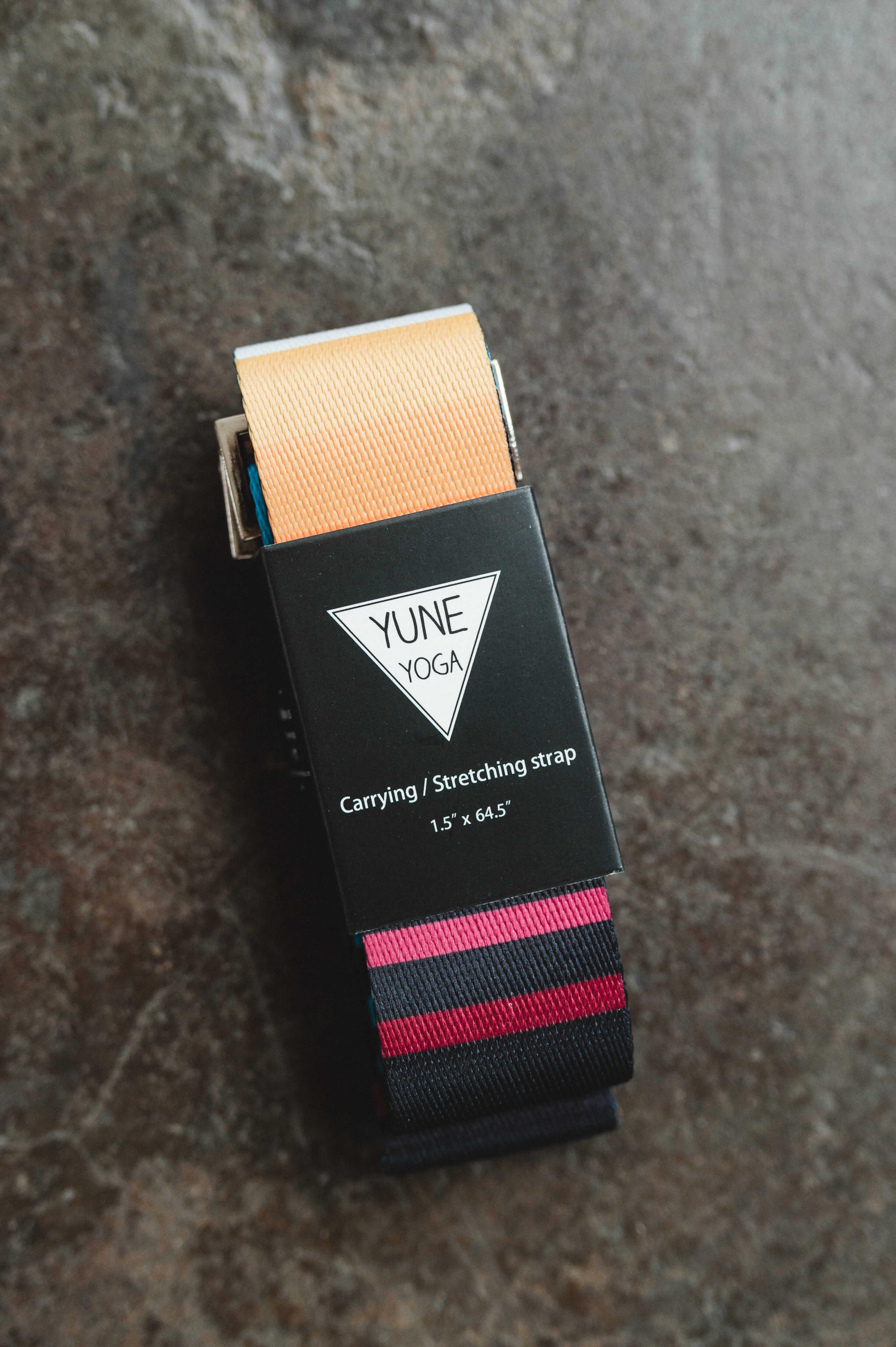 Yoga Strap | Stretching Strap | Metal Buckles | Blue | Yune Yoga | The Horatio - Yune Yoga