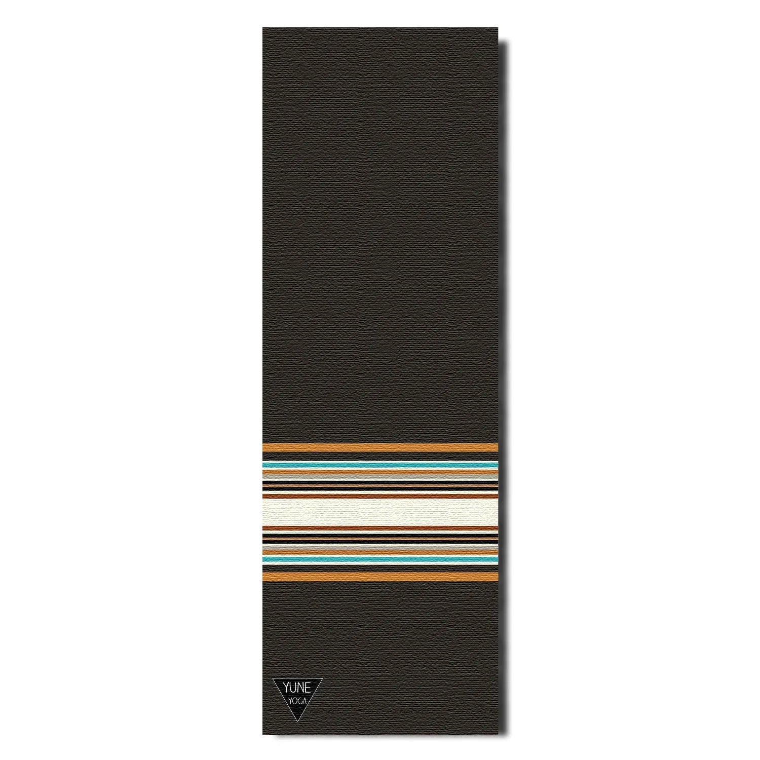 Yoga Mat | 6mm Thick | Multi Color Striped | Non-Slip | Eco Friendly | Yune Yoga | Lizard Rock - Yune Yoga