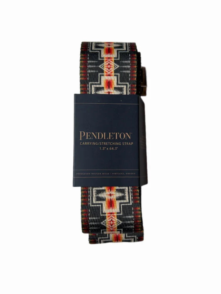 Yune Metal Buckle Yoga Strap Pendleton Harding Black - Yune Yoga