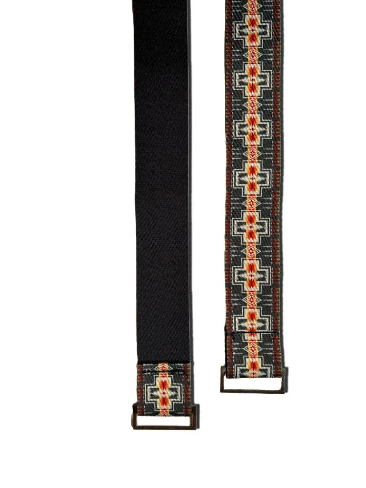Yune Metal Buckle Yoga Strap Pendleton Harding Black - Yune Yoga