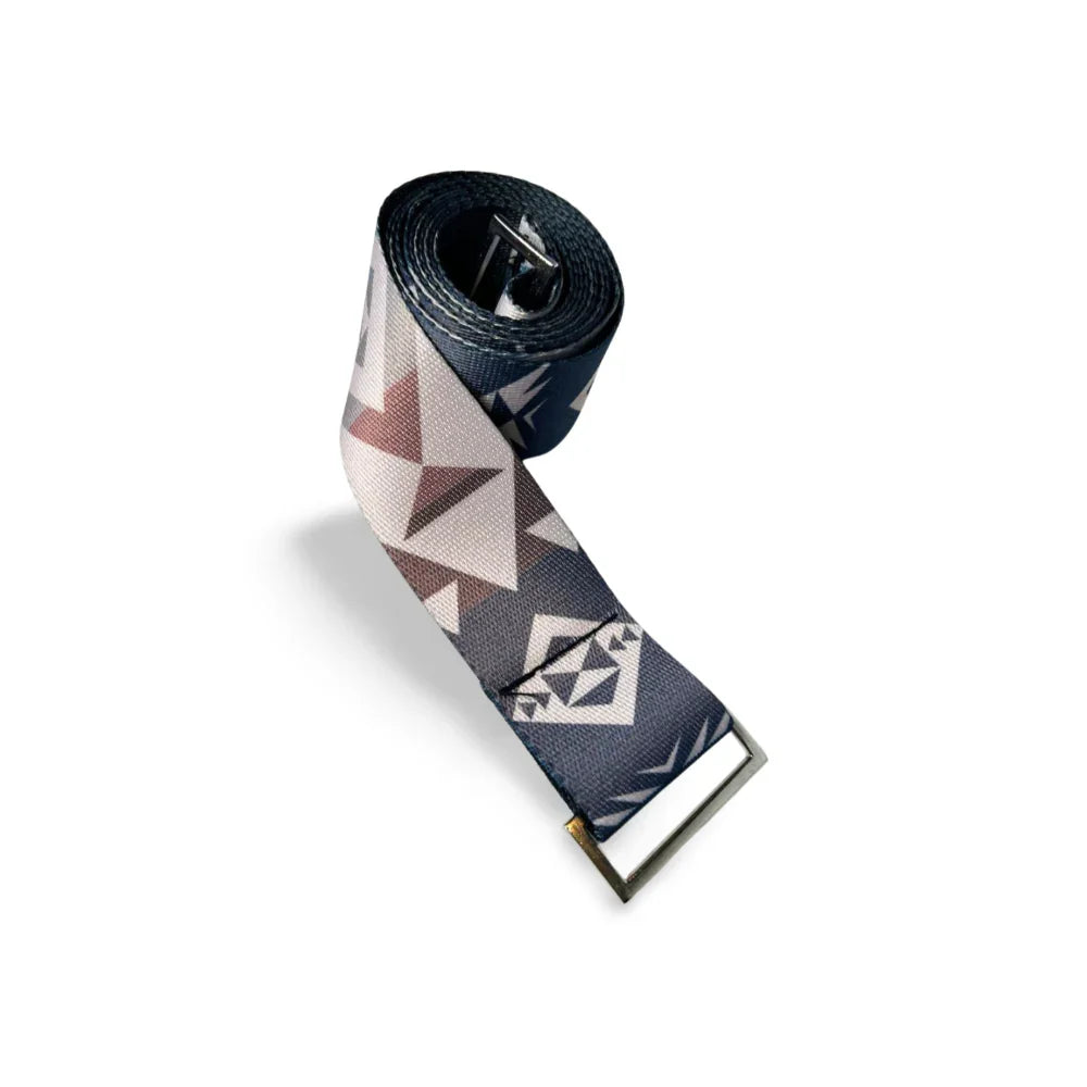 Yune Metal Buckle Yoga Strap Pendleton Agate Beach - Yune Yoga