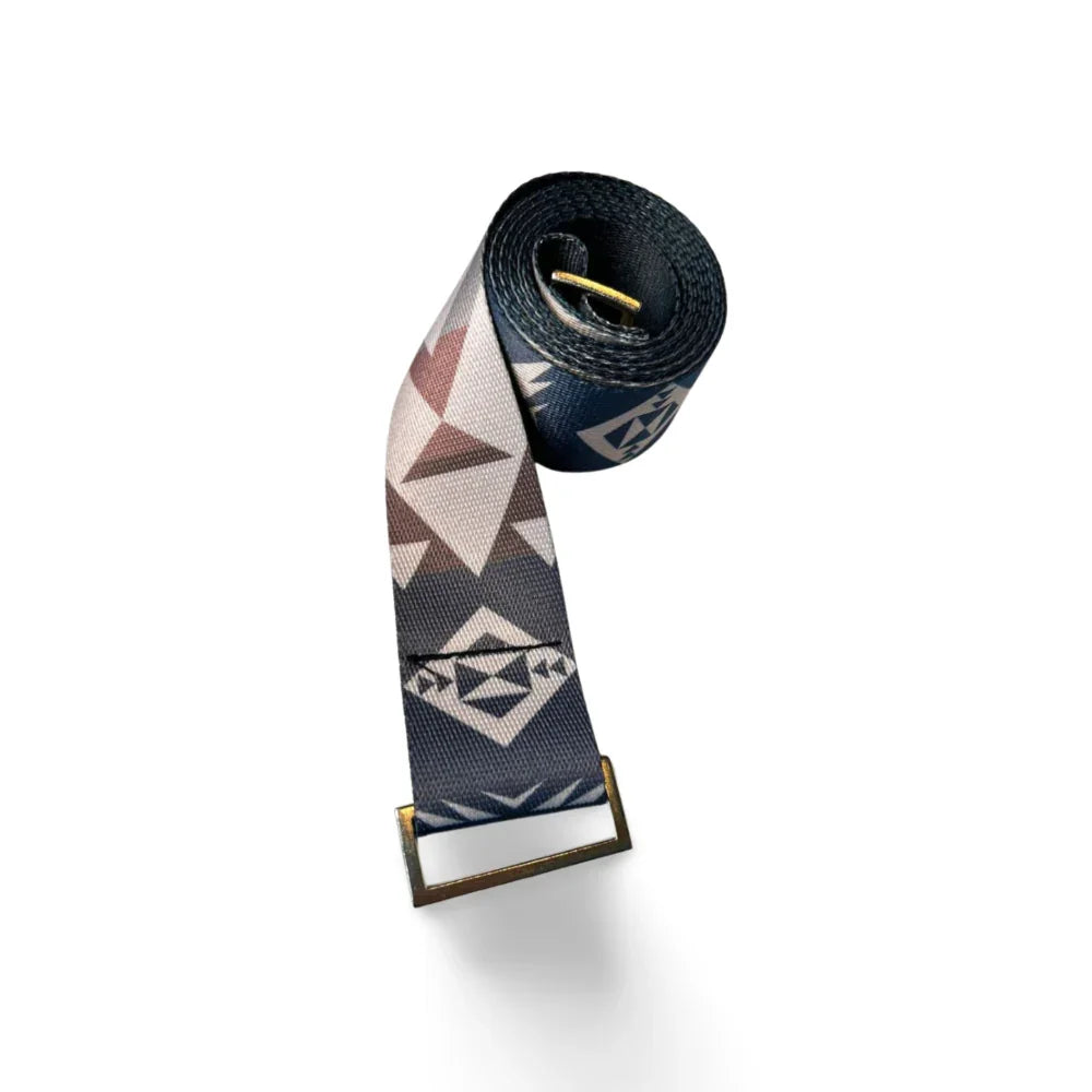 Yune Metal Buckle Yoga Strap Pendleton Agate Beach - Yune Yoga