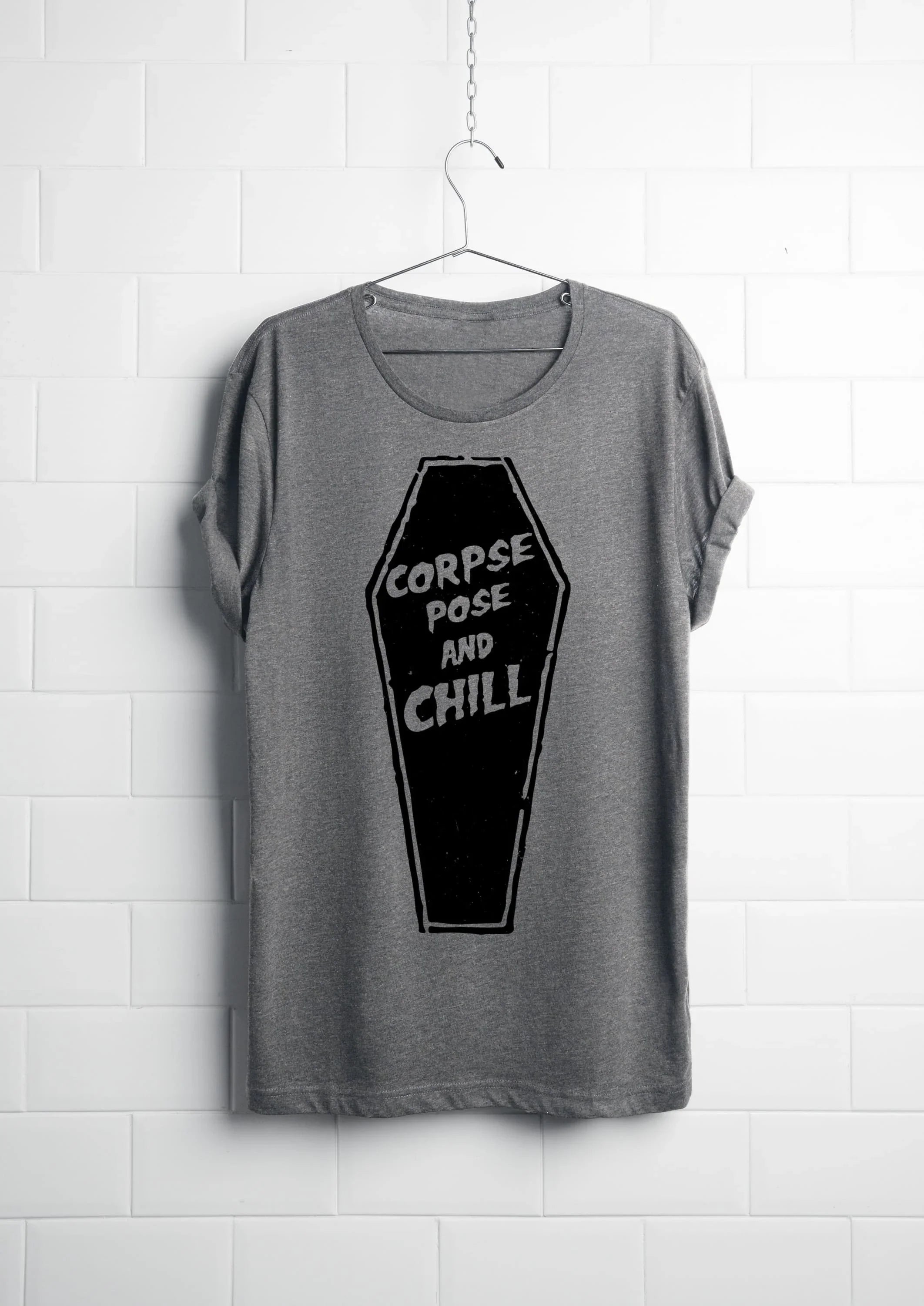 Corpse Pose and Chill T-Shirt - Yune Yoga