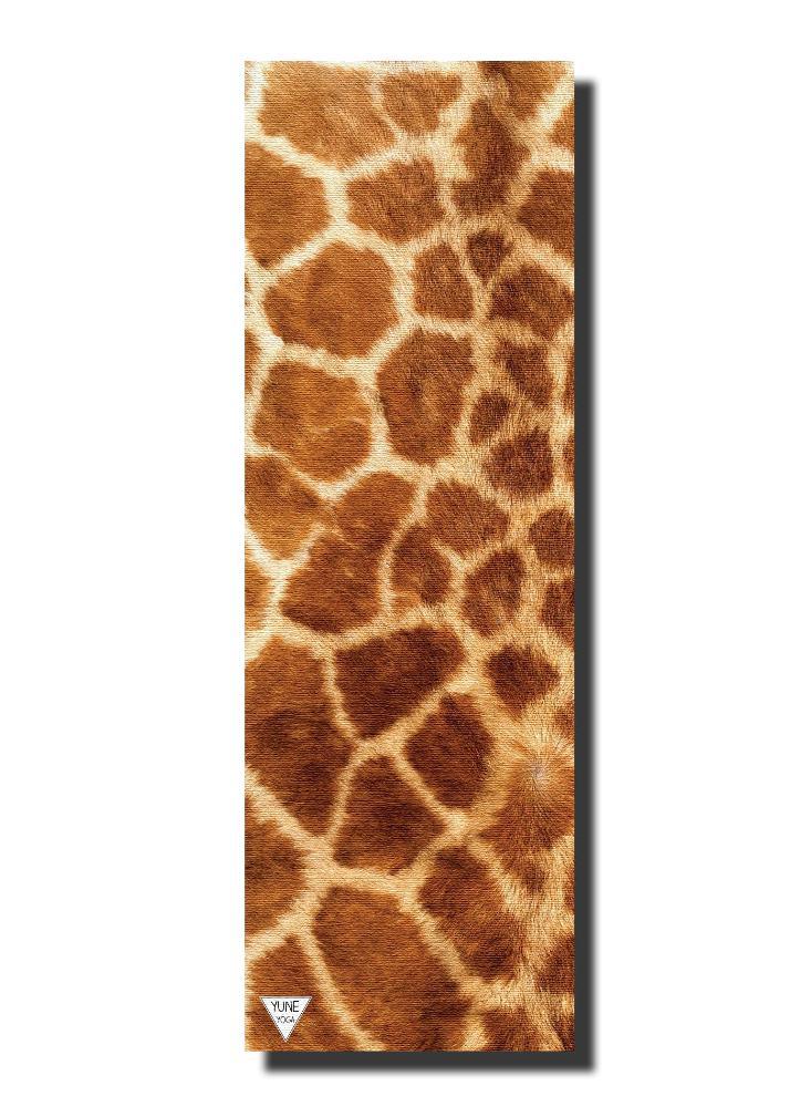 Giraffe Print Eco Yoga Mat – 6mm Support, Non-Slip Surface | Yune - Yune Yoga