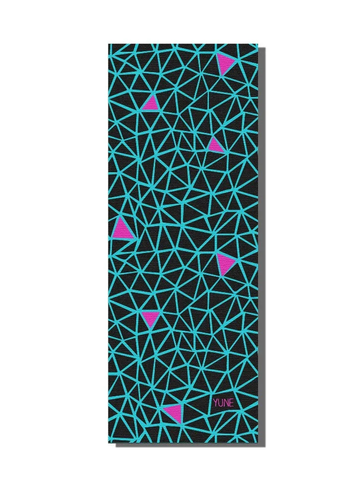 Yoga Mat | 6mm Thick | Black | Non-Slip | Eco Friendly | Yune Yoga | Nakata - Yune Yoga
