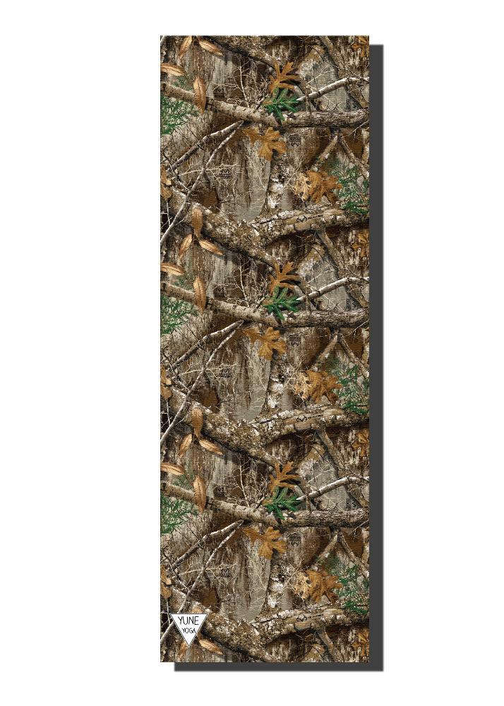 Yoga Mat | 6mm Thick | RealTree | Non-Slip | Eco Friendly | Yune Yoga | Edge Pattern - Yune Yoga
